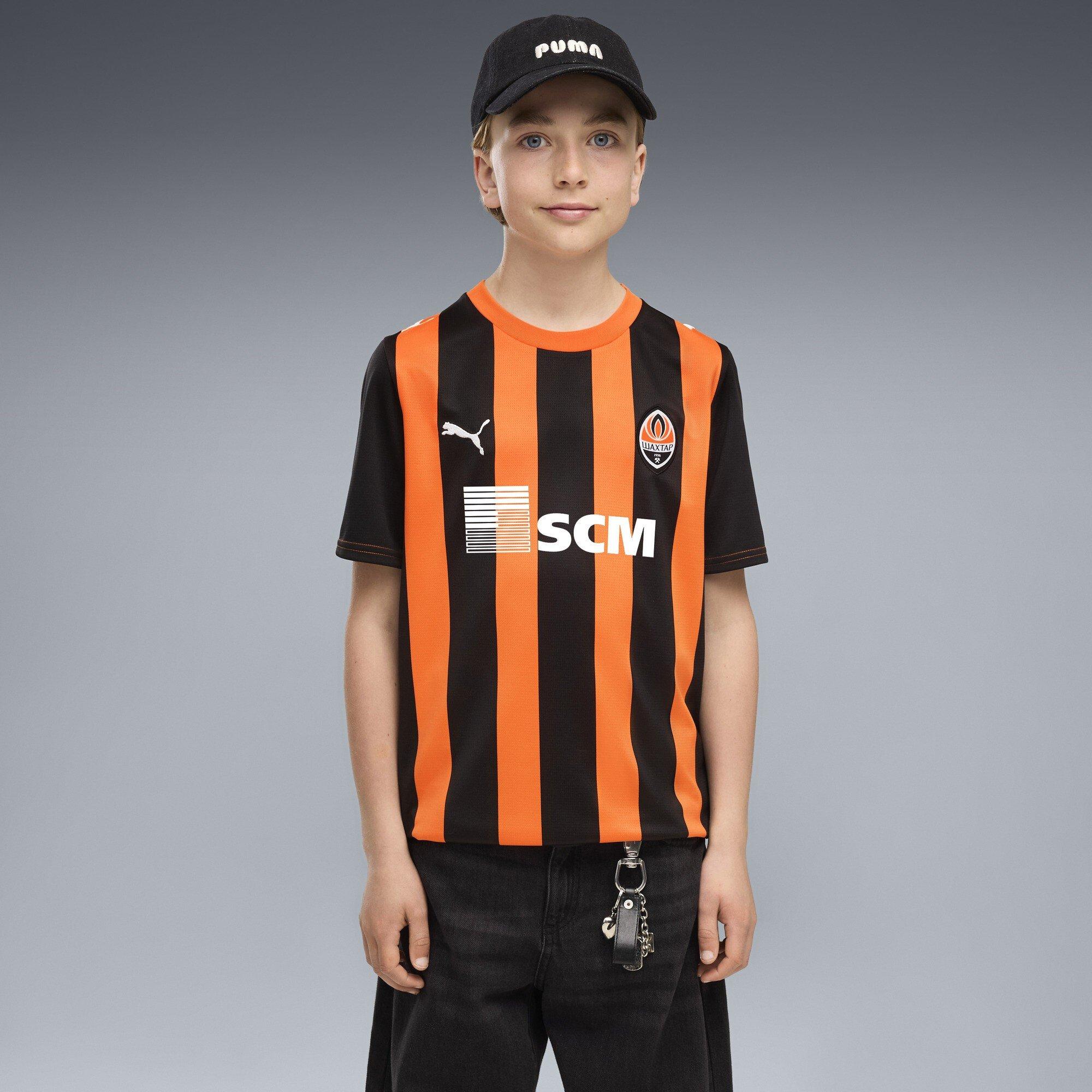 Orange/Black - Puma - Shakhtar Donetsk Home Shirt 2026/27 Juniors - 3