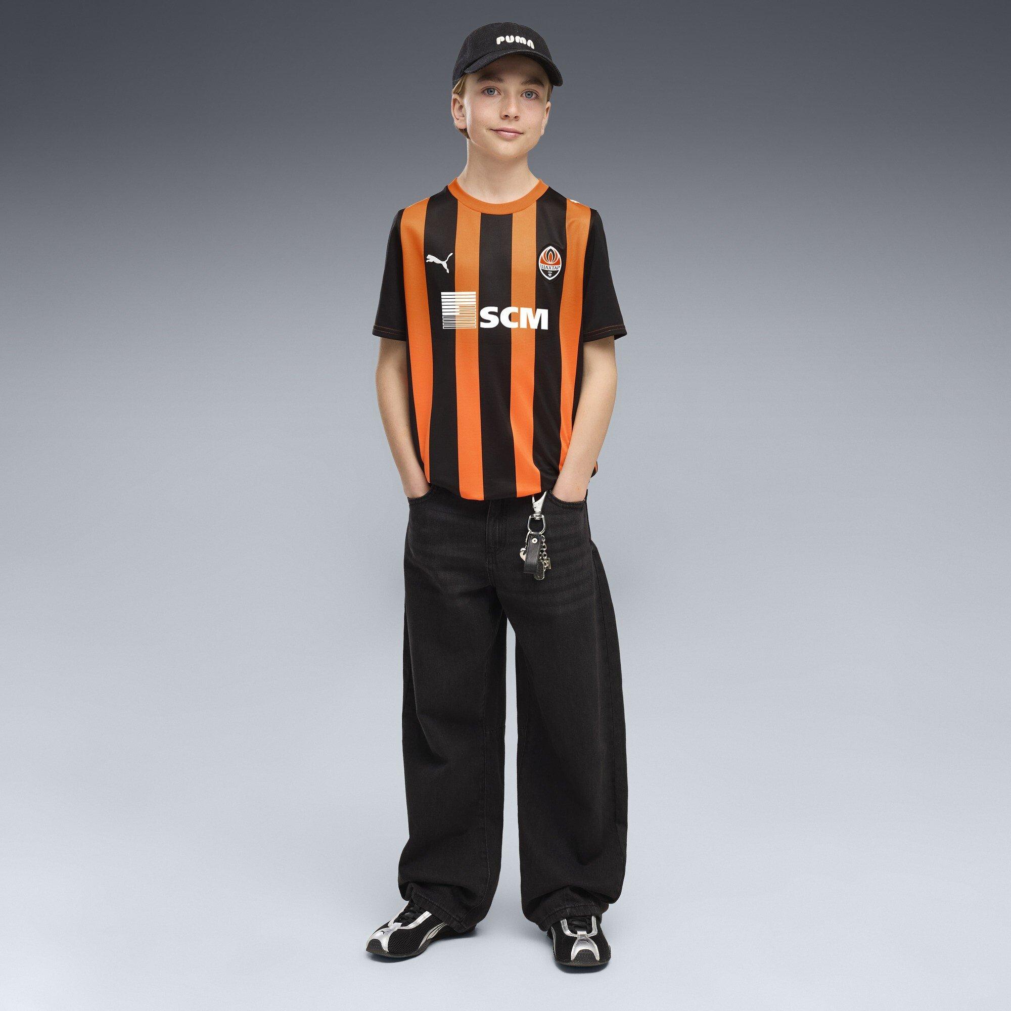 Orange/Black - Puma - Shakhtar Donetsk Home Shirt 2026/27 Juniors - 5