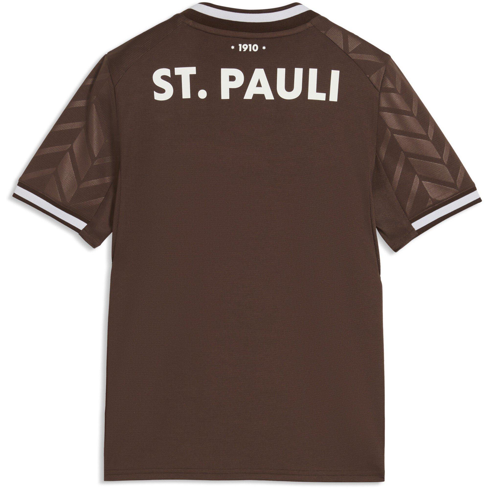 Marrone/Bianco - Puma - St Pauli Home Shirt 2026/27 Juniors - 2