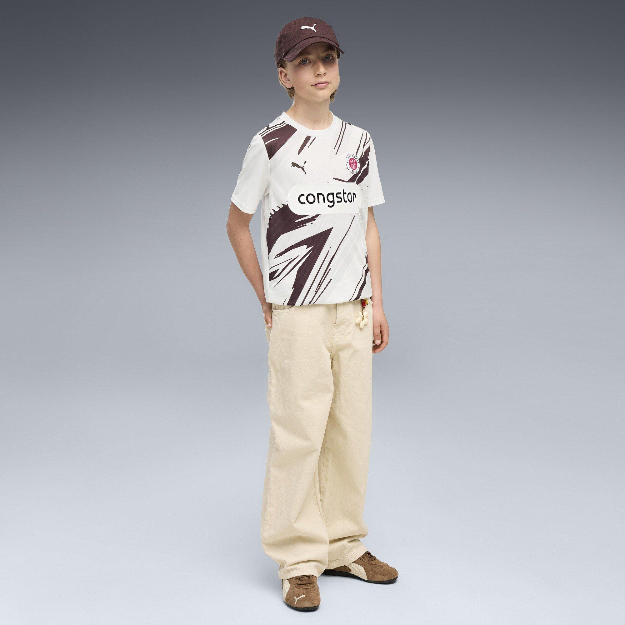 Bianco/Marrone - Puma - St Pauli Away Shirt 2026/27 Juniors - 5