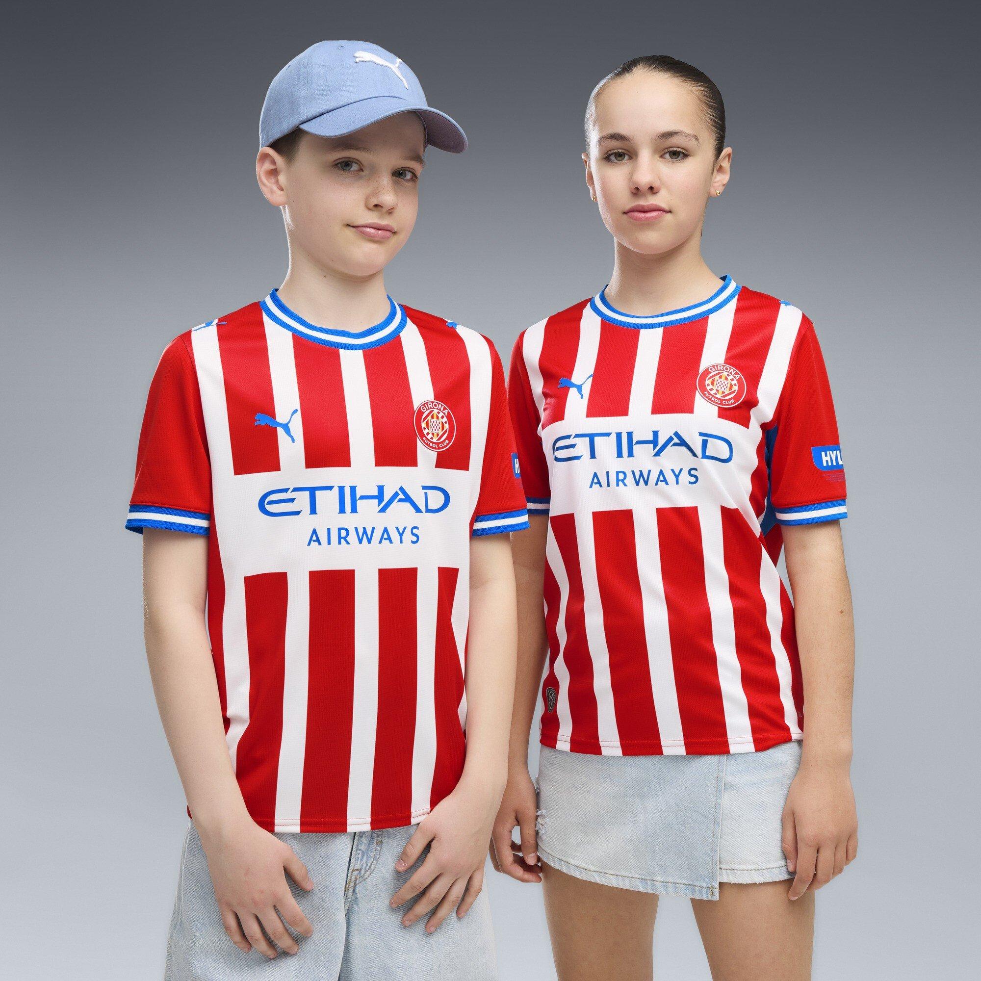 Rood/Wit - Puma - Girona Home Shirt 2026/27 Juniors - 3