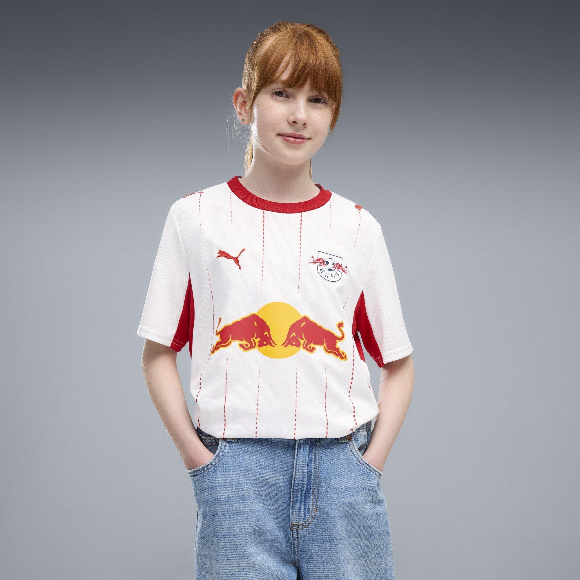 Weiß/Rot - Puma - Kids RB Leipzig Home Football Shirt 2026 2027 - 3