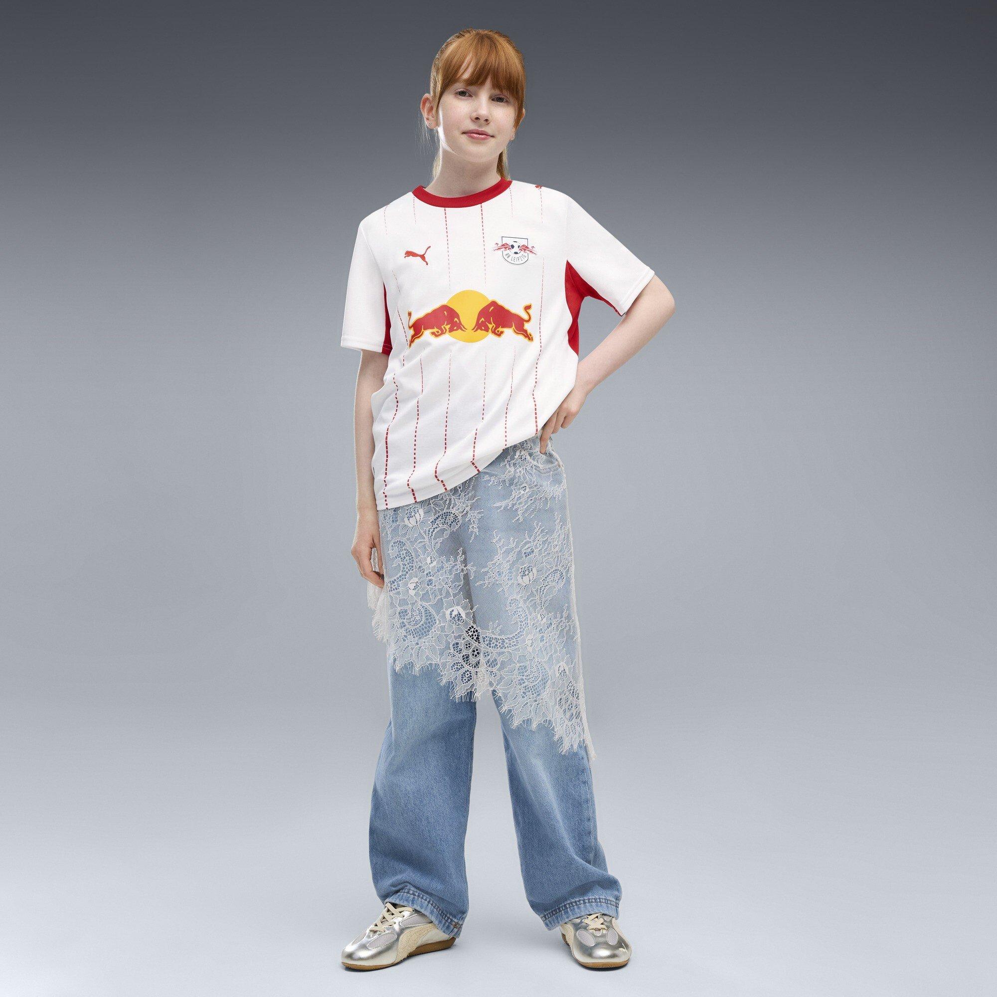 Weiß/Rot - Puma - Kids RB Leipzig Home Football Shirt 2026 2027 - 5