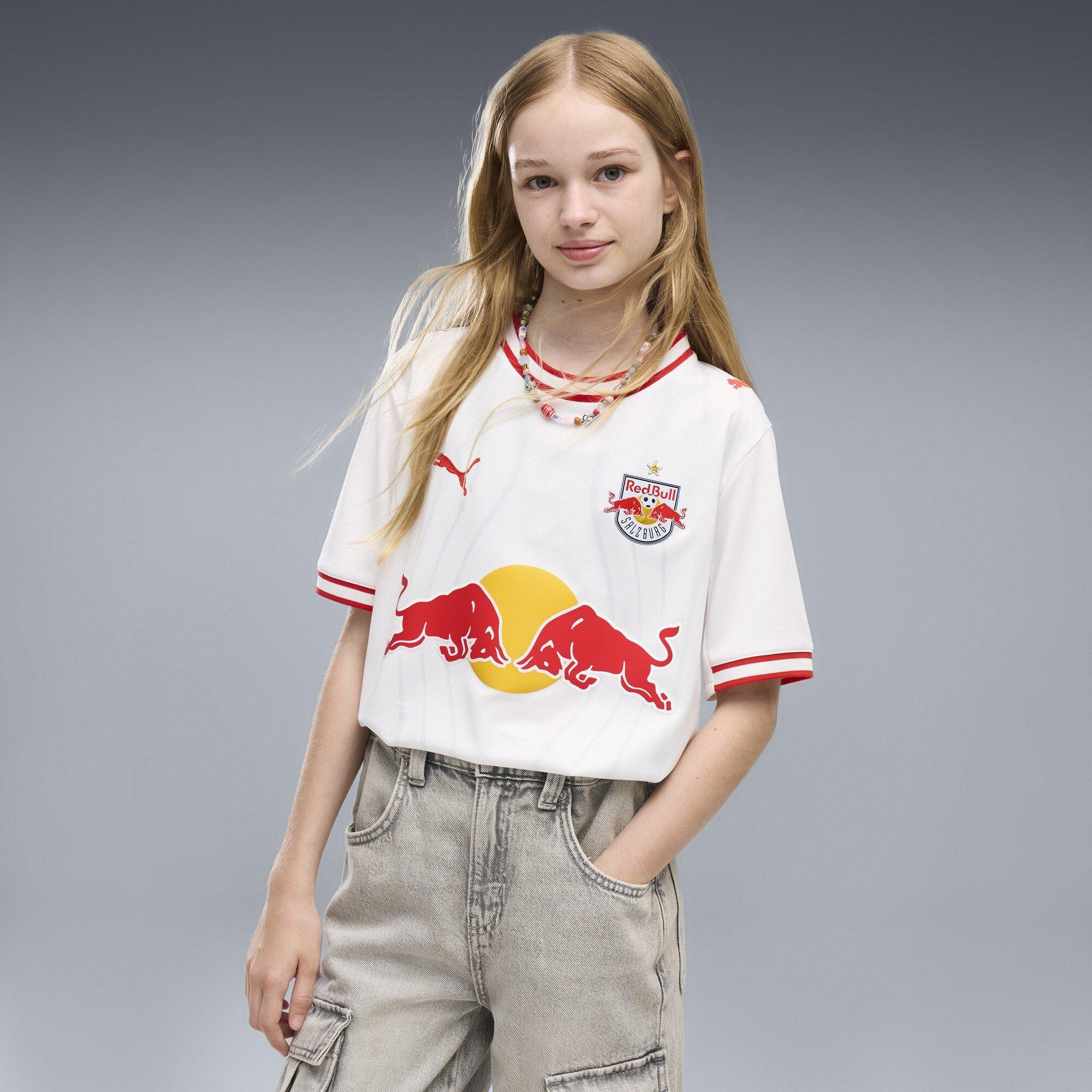 Blanc/Rouge - Puma - Red Bull Salzburg Home Shirt 2026/27 Juniors - 3