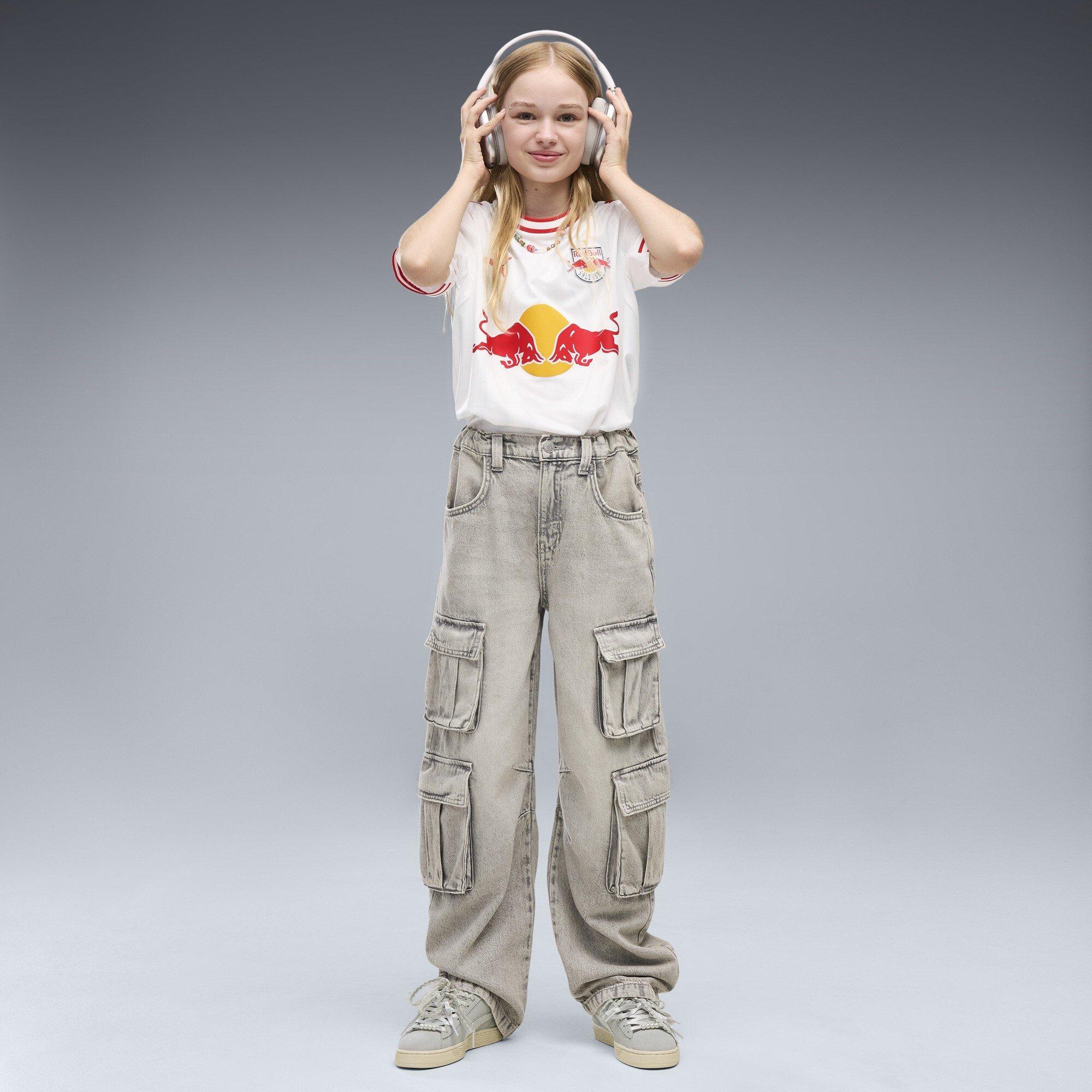 Blanc/Rouge - Puma - Red Bull Salzburg Home Shirt 2026/27 Juniors - 5