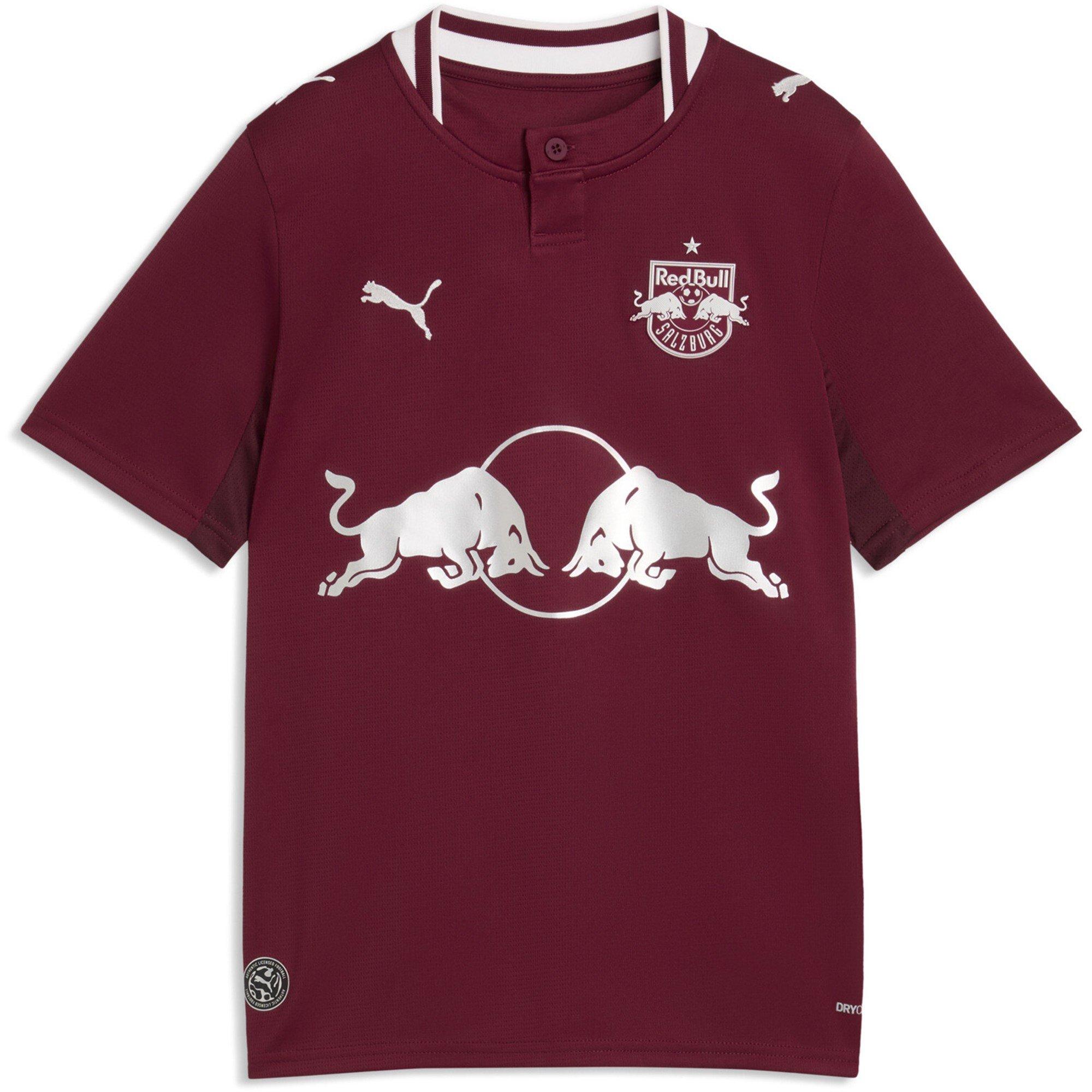 Puma Boys Bull Salzburg Away Shirt 2026/27 Juniors - Red/White - 13 (XL)