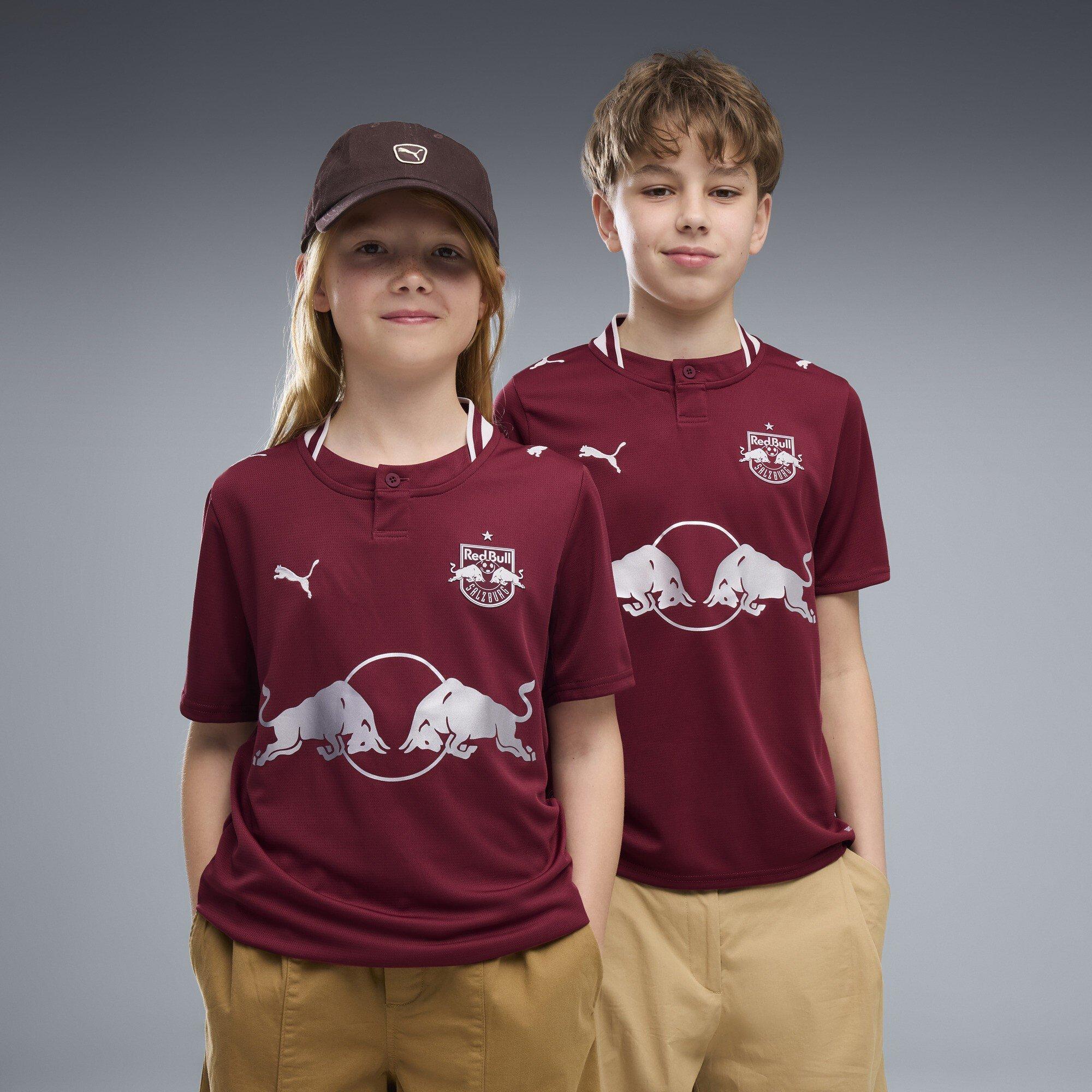 Rød/Hvid - Puma - Red Bull Salzburg Away Shirt 2026/27 Juniors - 3