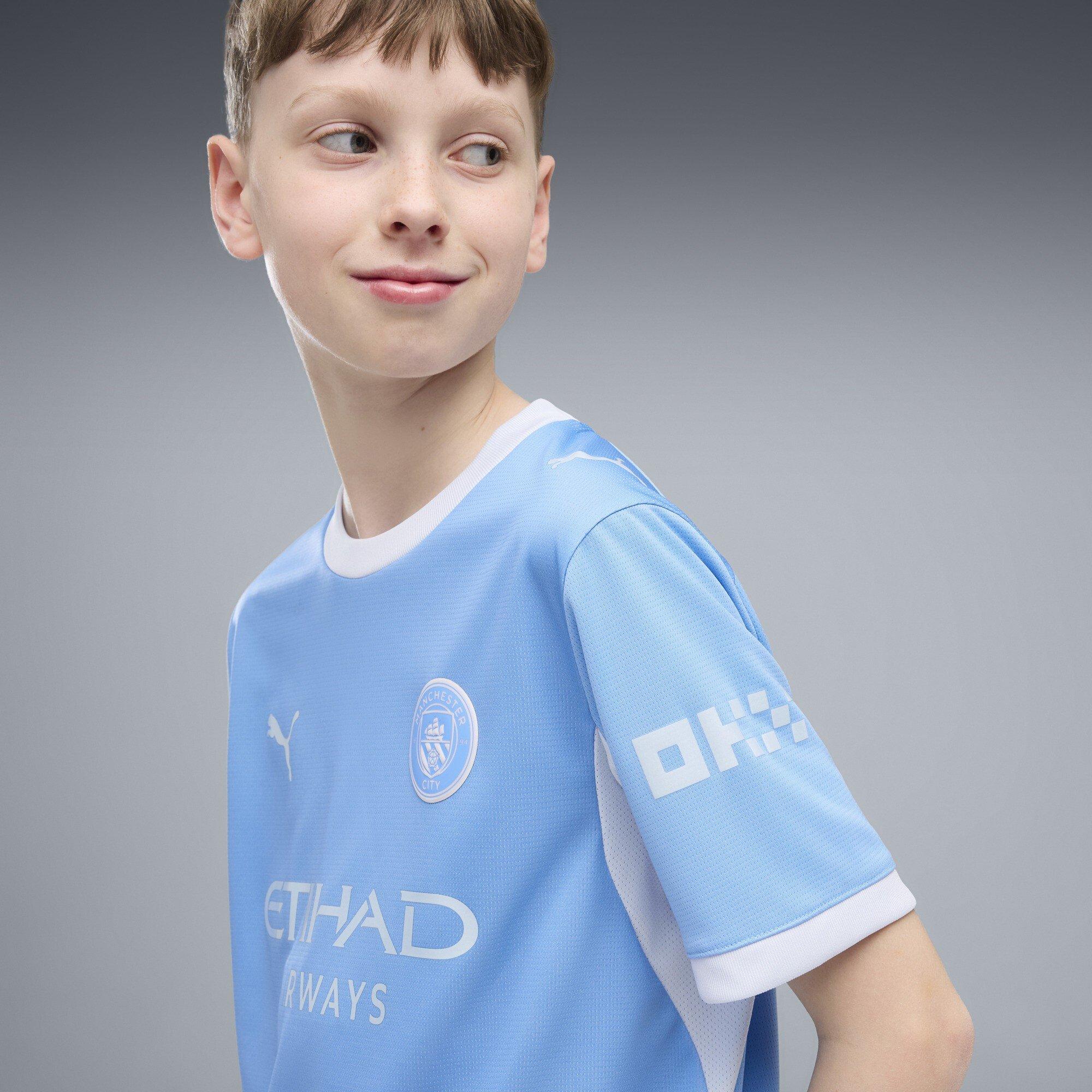 Blau/Weiß - Puma - Manchester City Home Shirt 2026/27 Juniors - 5