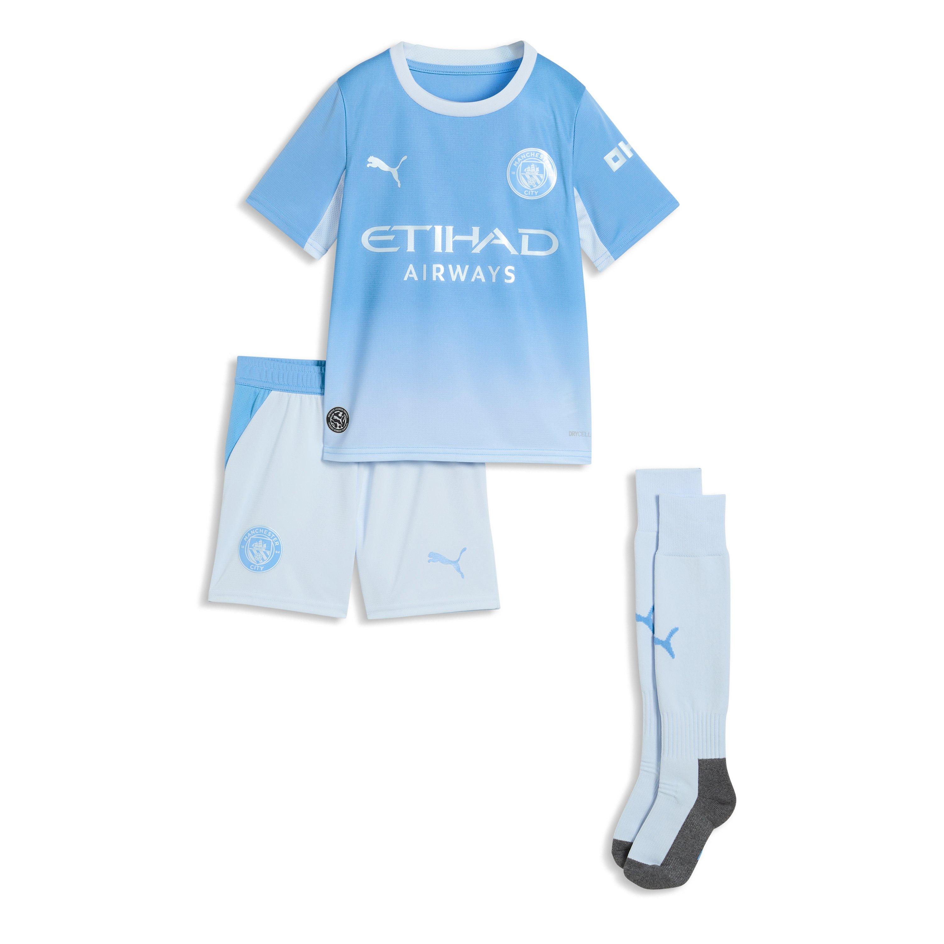 детски домакински футболен екип Manchester City