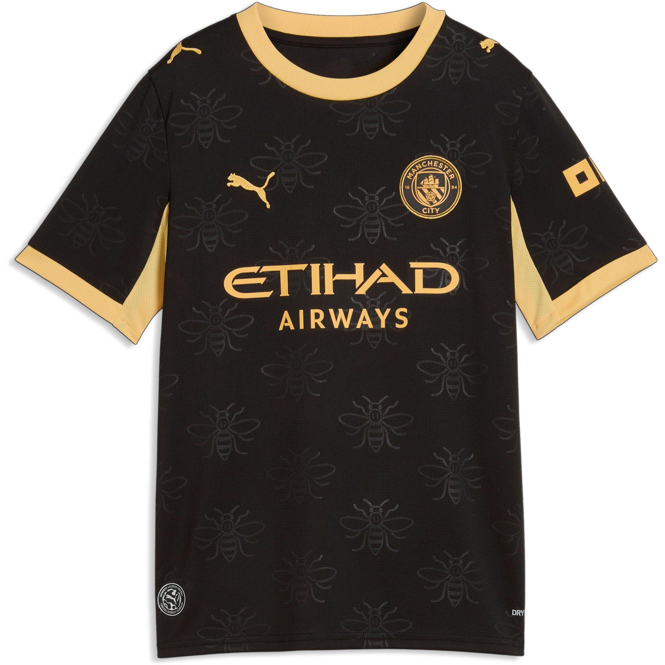 Negro/Amarillo - Puma - Manchester City Away Shirt 2026/27 Juniors - 1