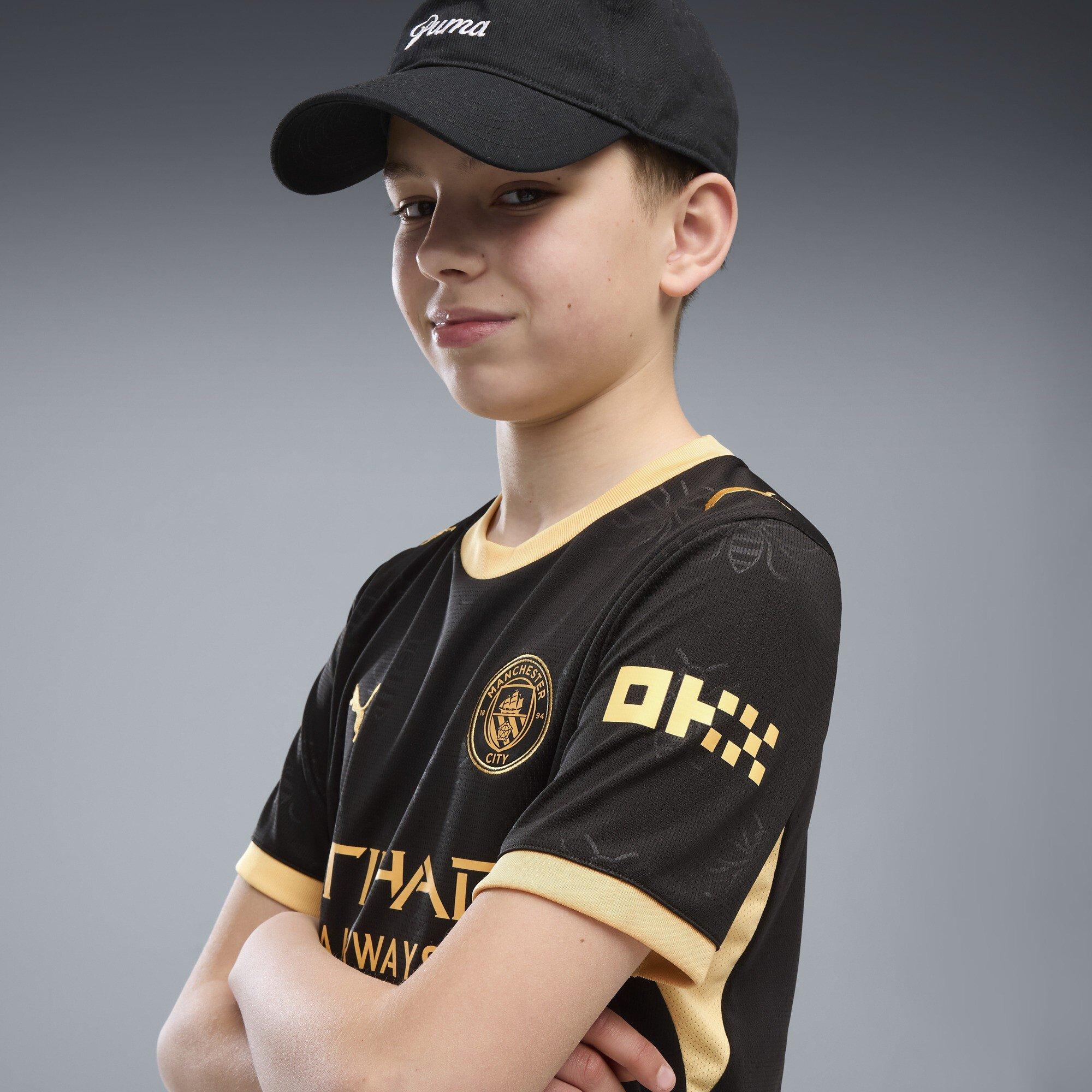 Black/Yellow - Puma - Manchester City Away Shirt 2026/27 Juniors - 5