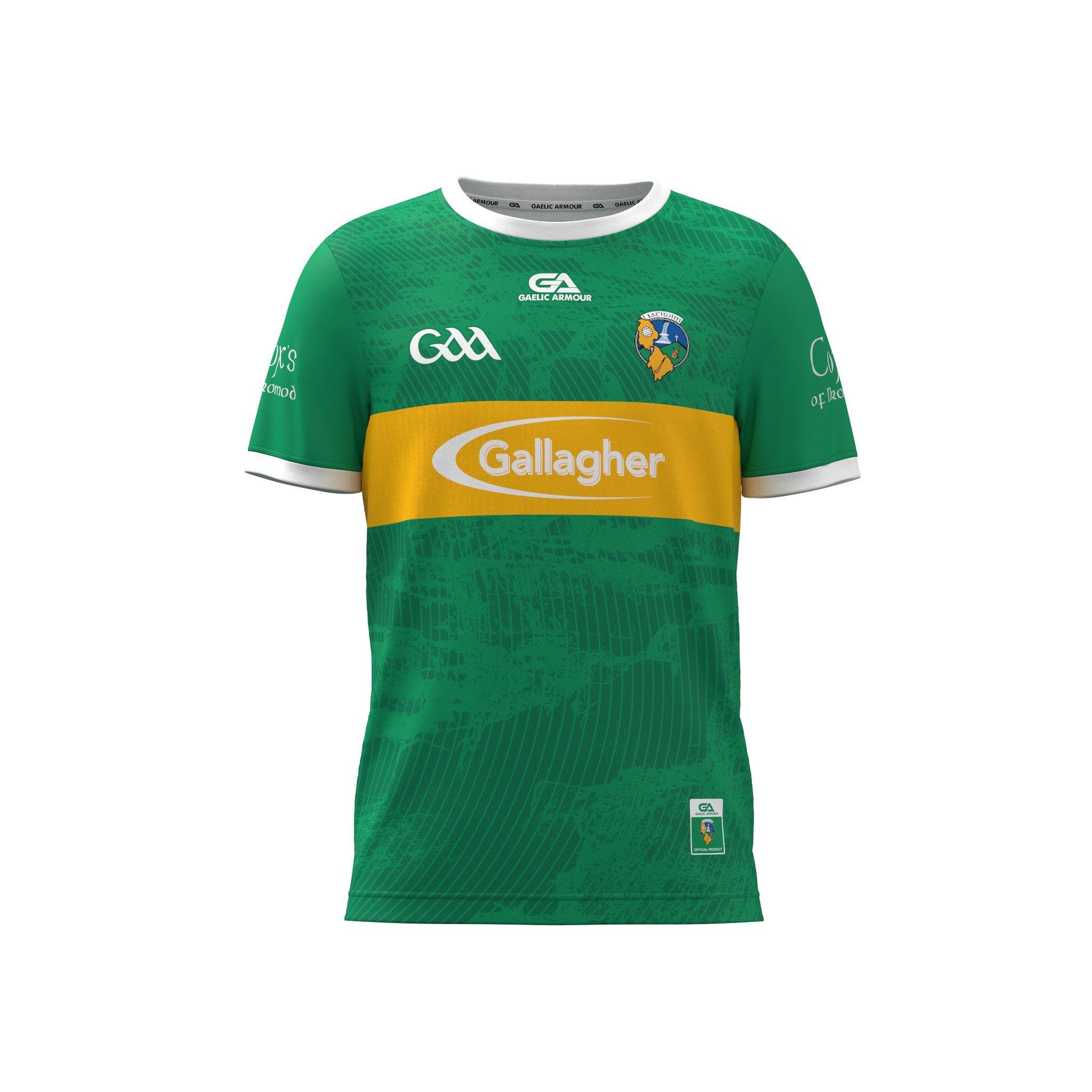 Green/Yellow - Gaelic Armour - Gaelic Armour Leitrim Home Jersey Juniors - 1