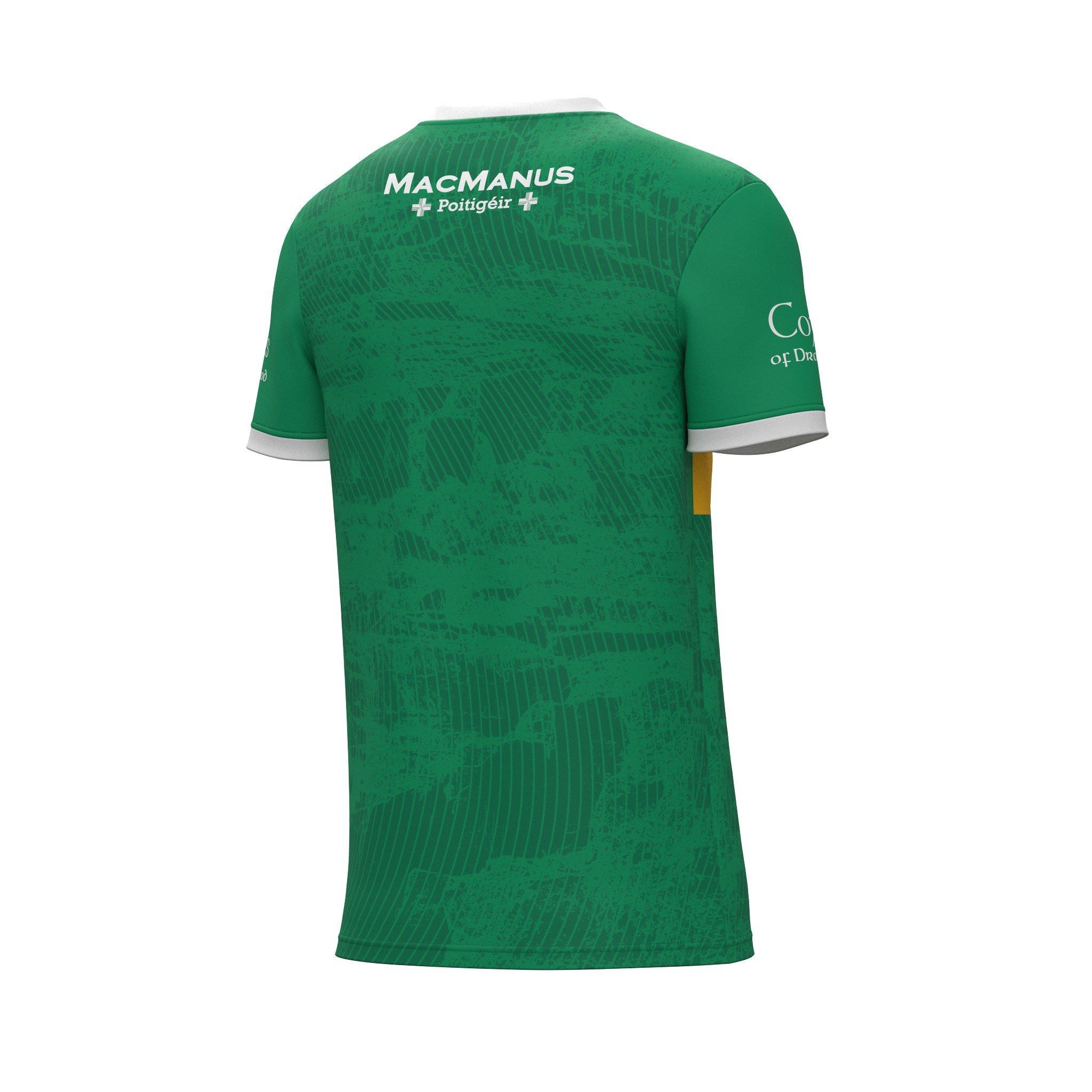 Green/Yellow - Gaelic Armour - Leitrim Home Shirt 2025 Adults - 2