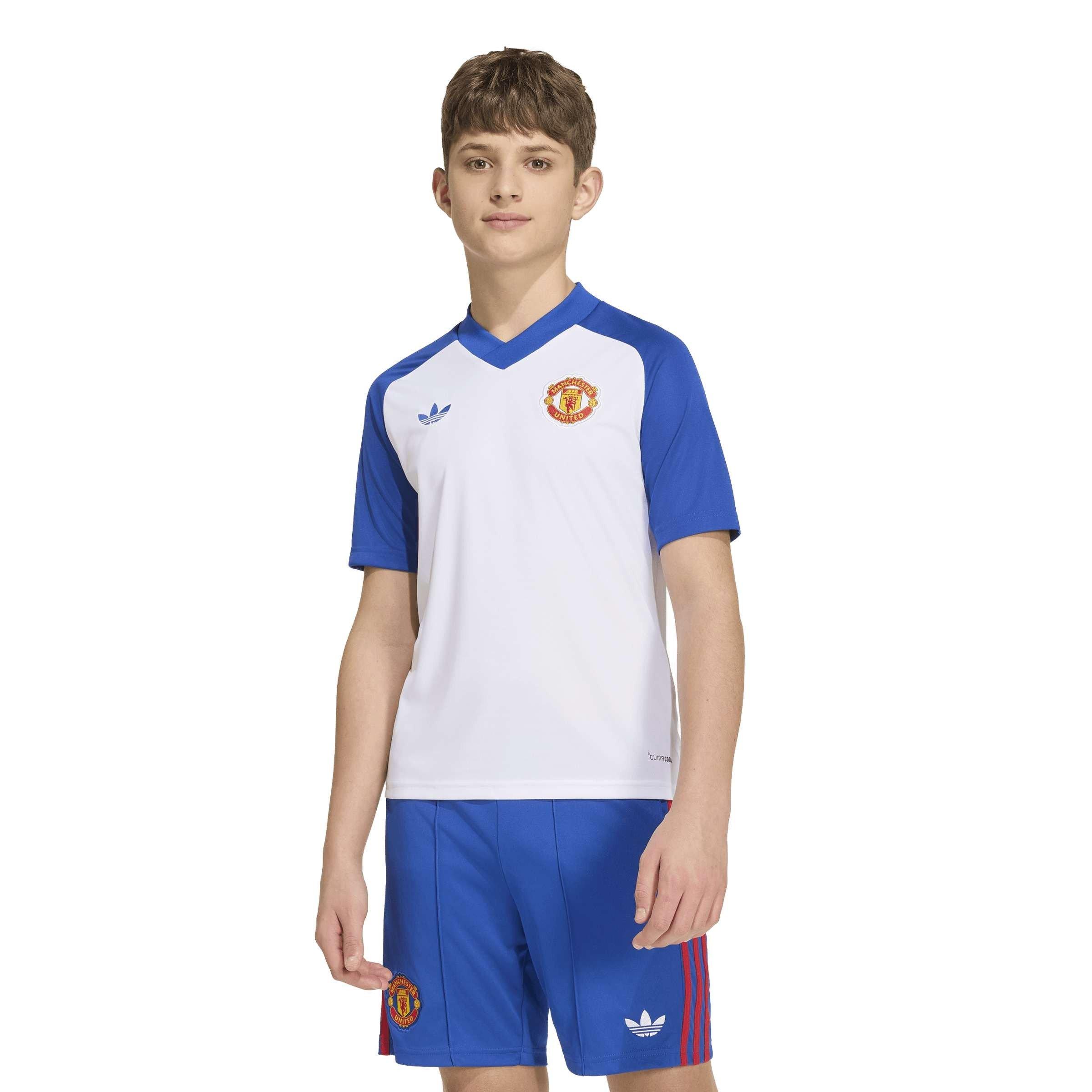 Wht/Royal Blu - adidas - Adidas Mufc A Preshi Jn63 - 3