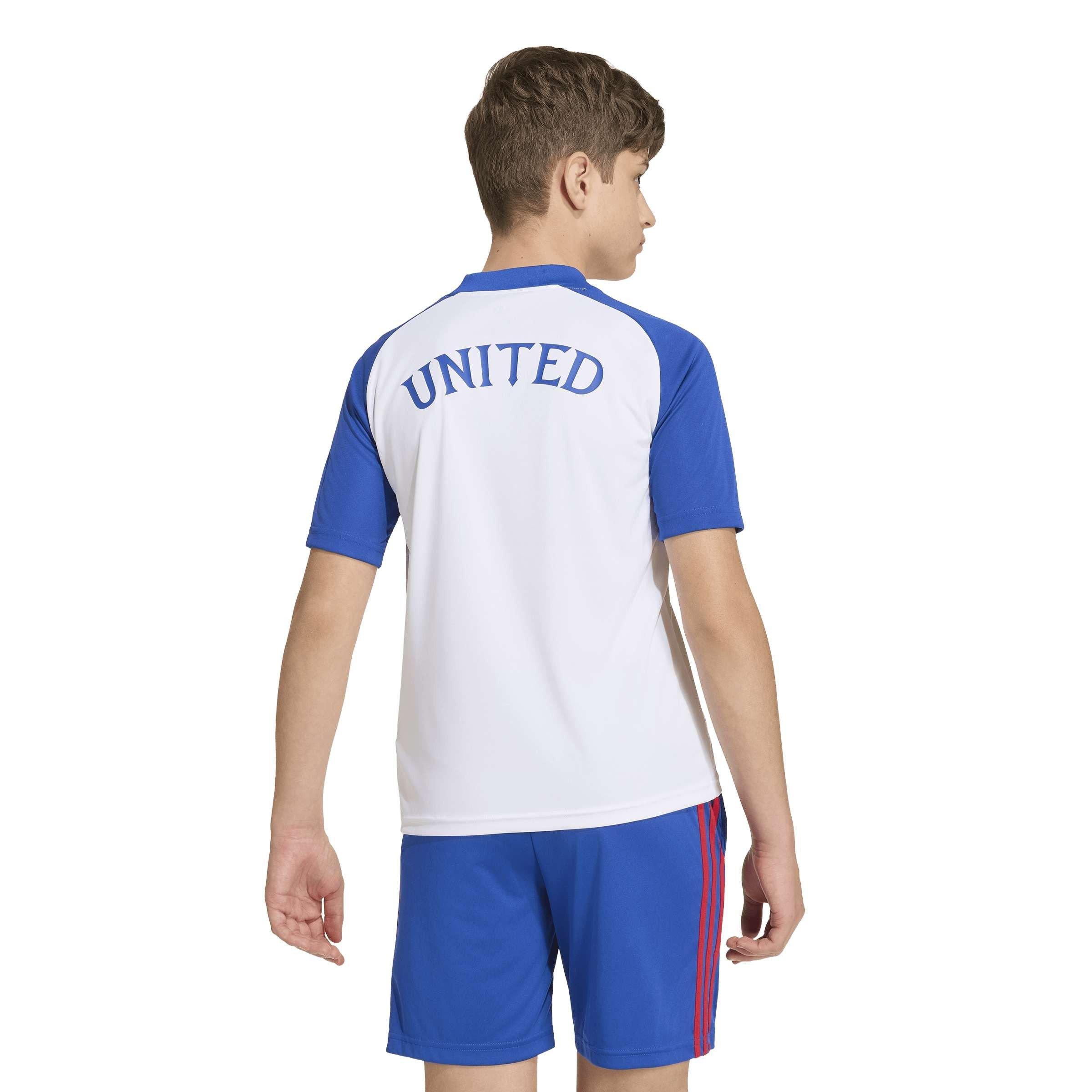 Wht/Royal Blu - adidas - Adidas Mufc A Preshi Jn63 - 4