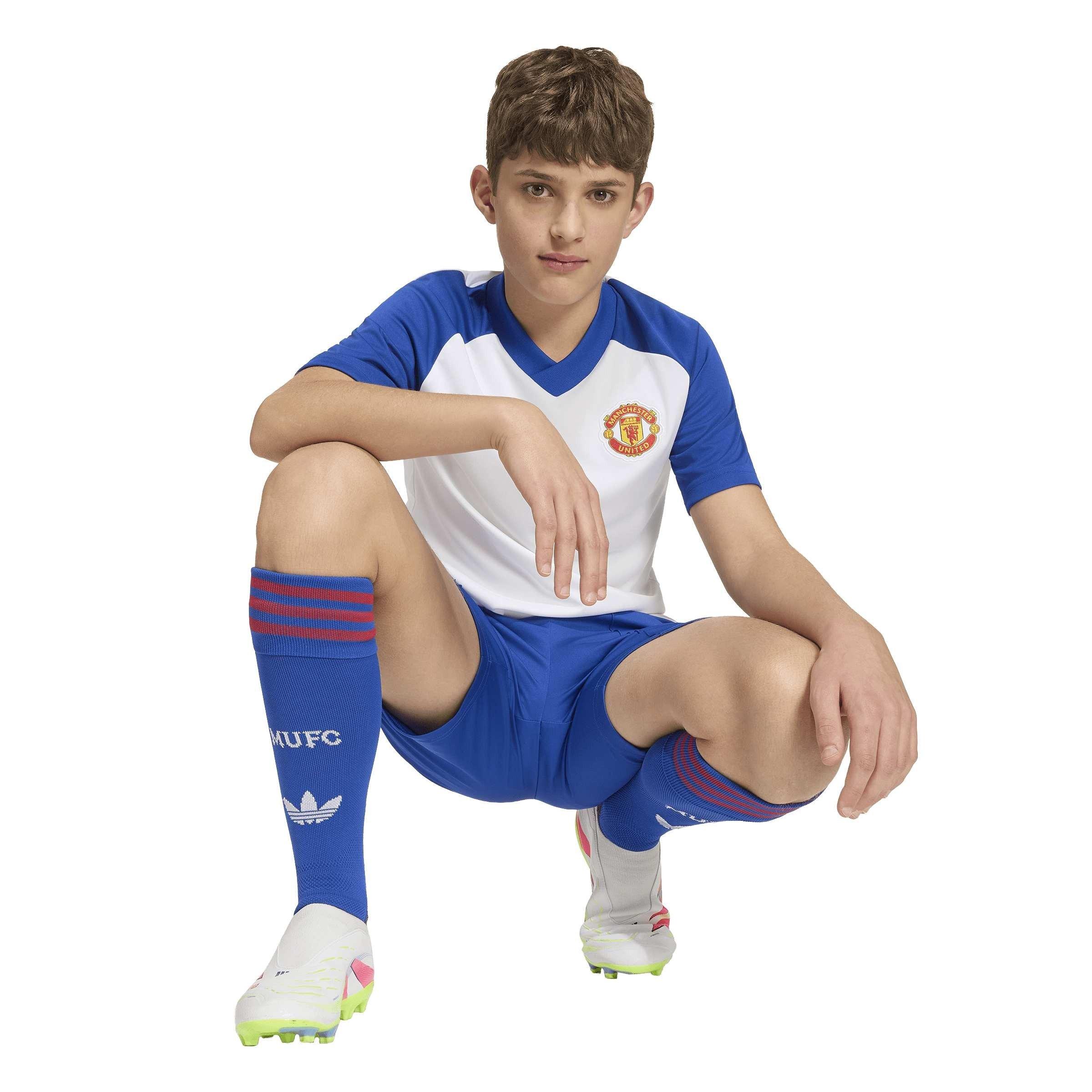 Wht/Royal Blu - adidas - Adidas Mufc A Preshi Jn63 - 7