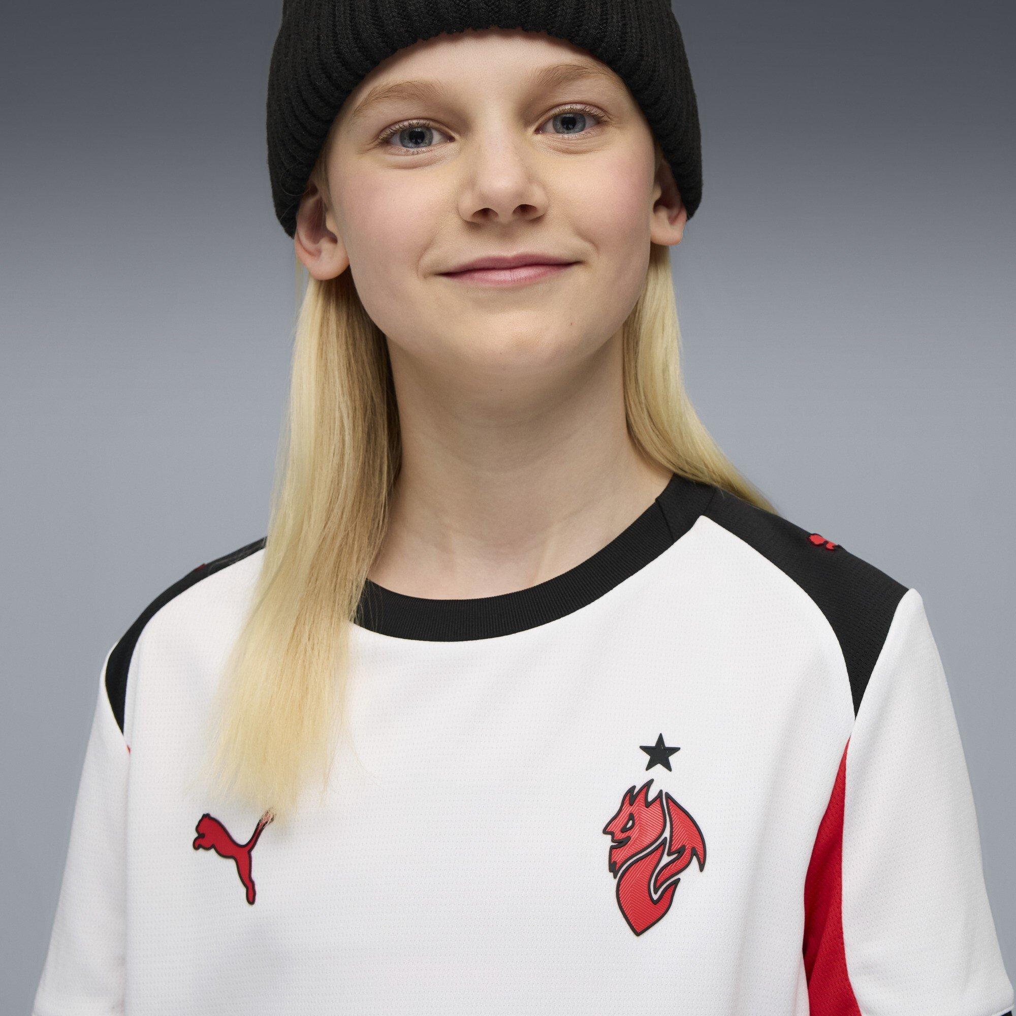 White/Red - Puma - AC Milan Away Shirt 2025 2026 Juniors - 5