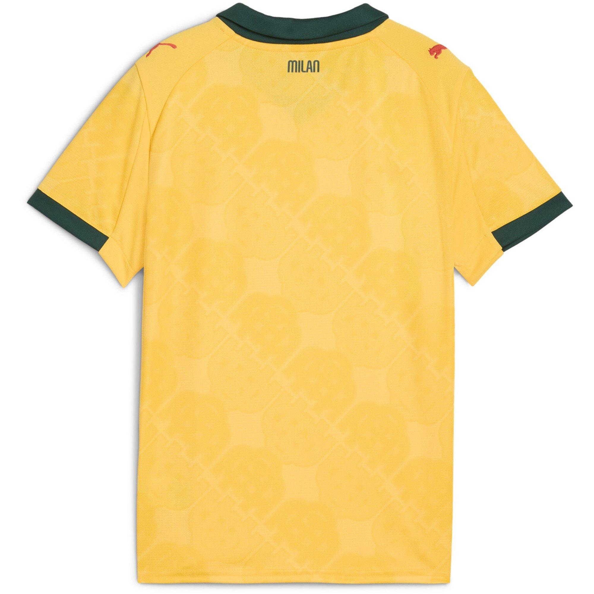 Yellow/Green - Puma - AC Milan Third Shirt 2025 2026 Juniors - 2