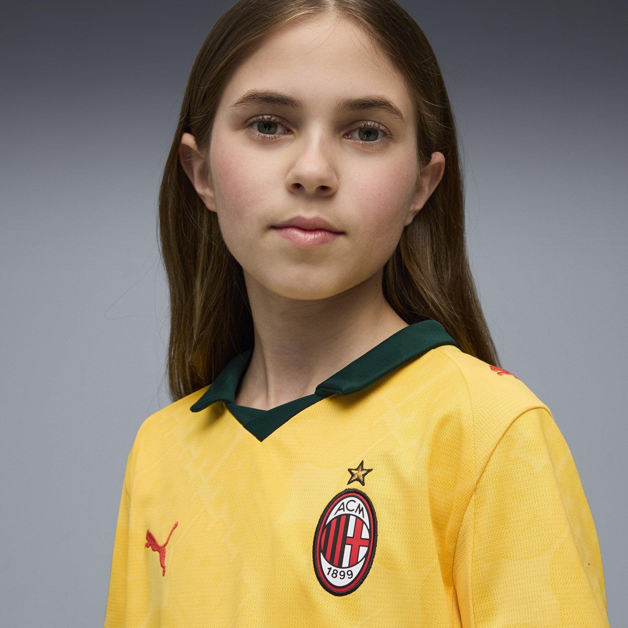 Yellow/Green - Puma - AC Milan Third Shirt 2025 2026 Juniors - 4