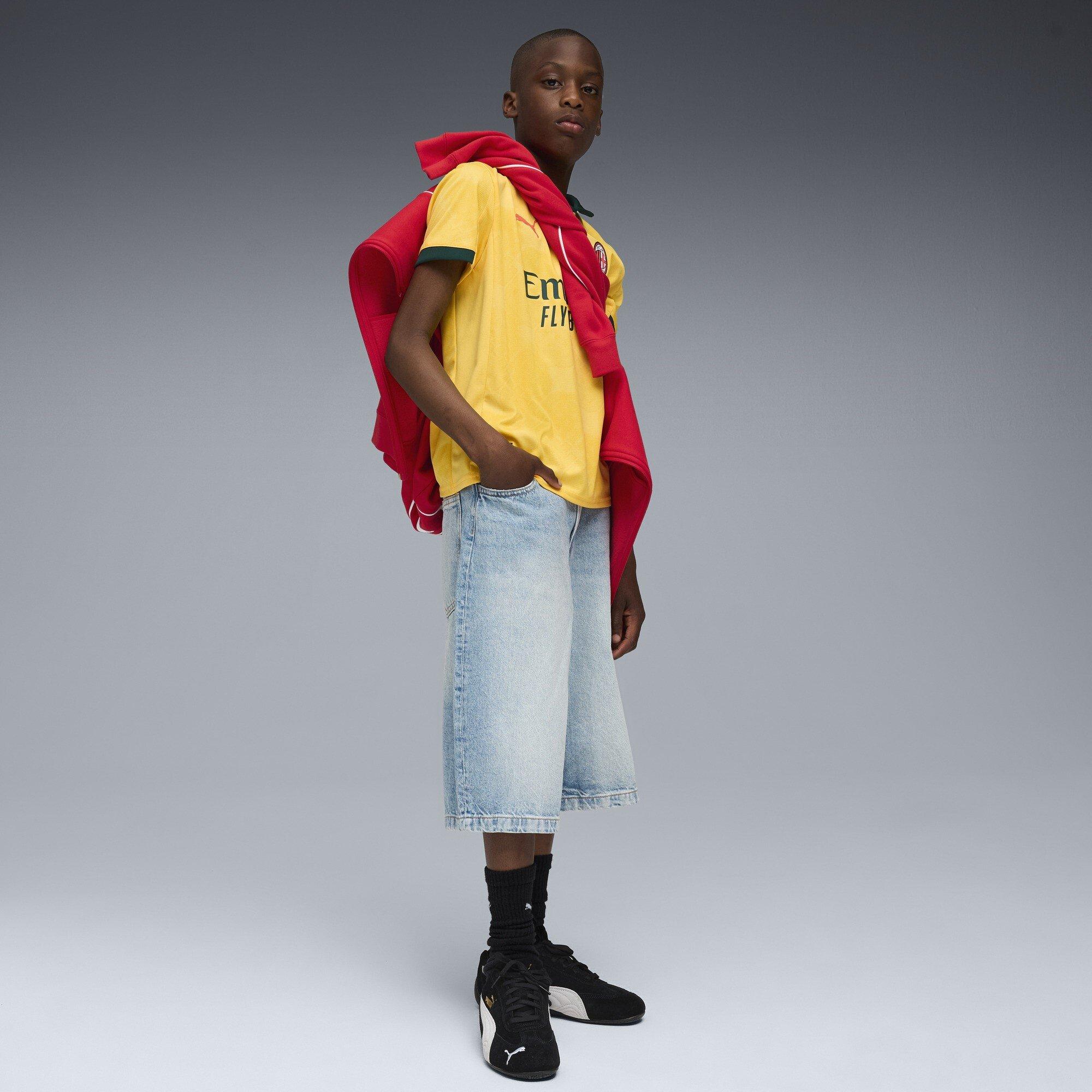 Yellow/Green - Puma - AC Milan Third Shirt 2025 2026 Juniors - 6