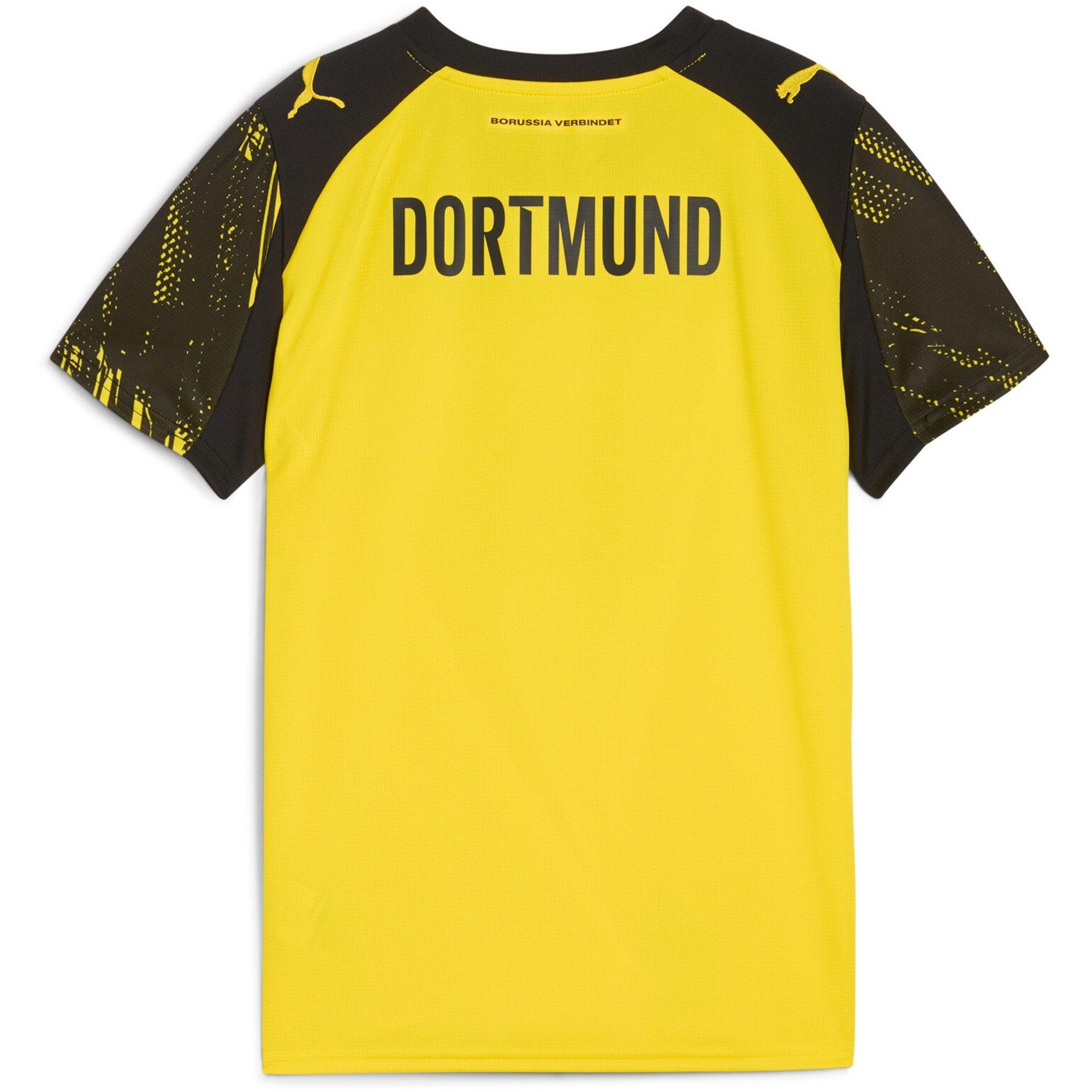 Yellow/Black - Puma - Borussia Dortmund Home Shirt 2025 2026 Juniors - 2