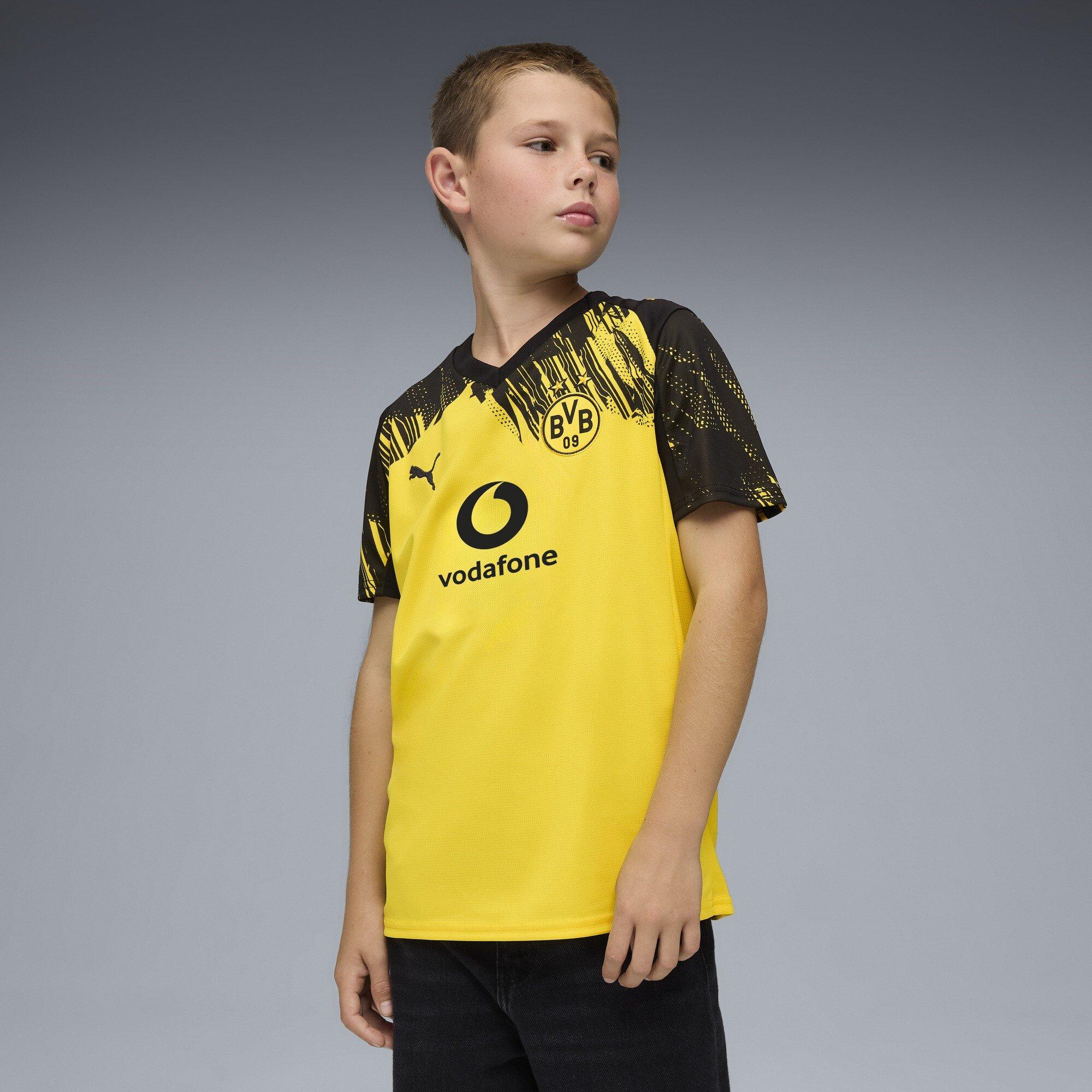 Yellow/Black - Puma - Borussia Dortmund Home Shirt 2025 2026 Juniors - 3