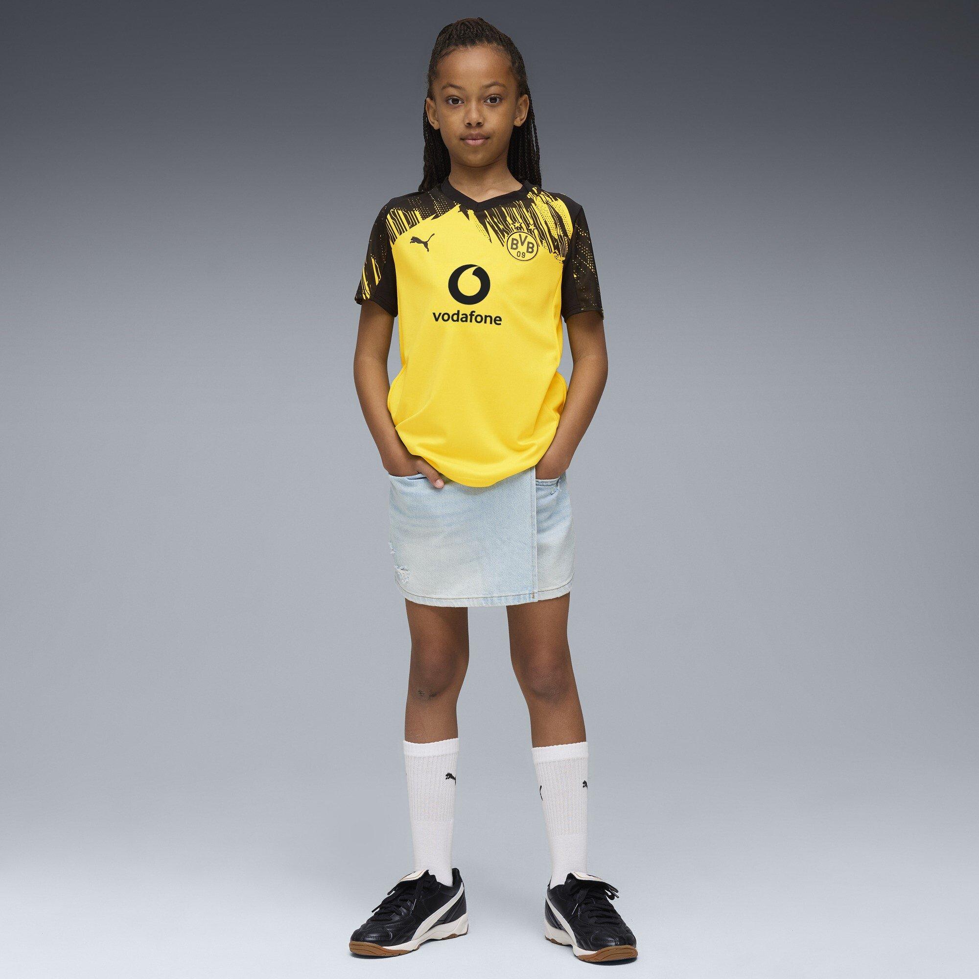 Yellow/Black - Puma - Borussia Dortmund Home Shirt 2025 2026 Juniors - 6