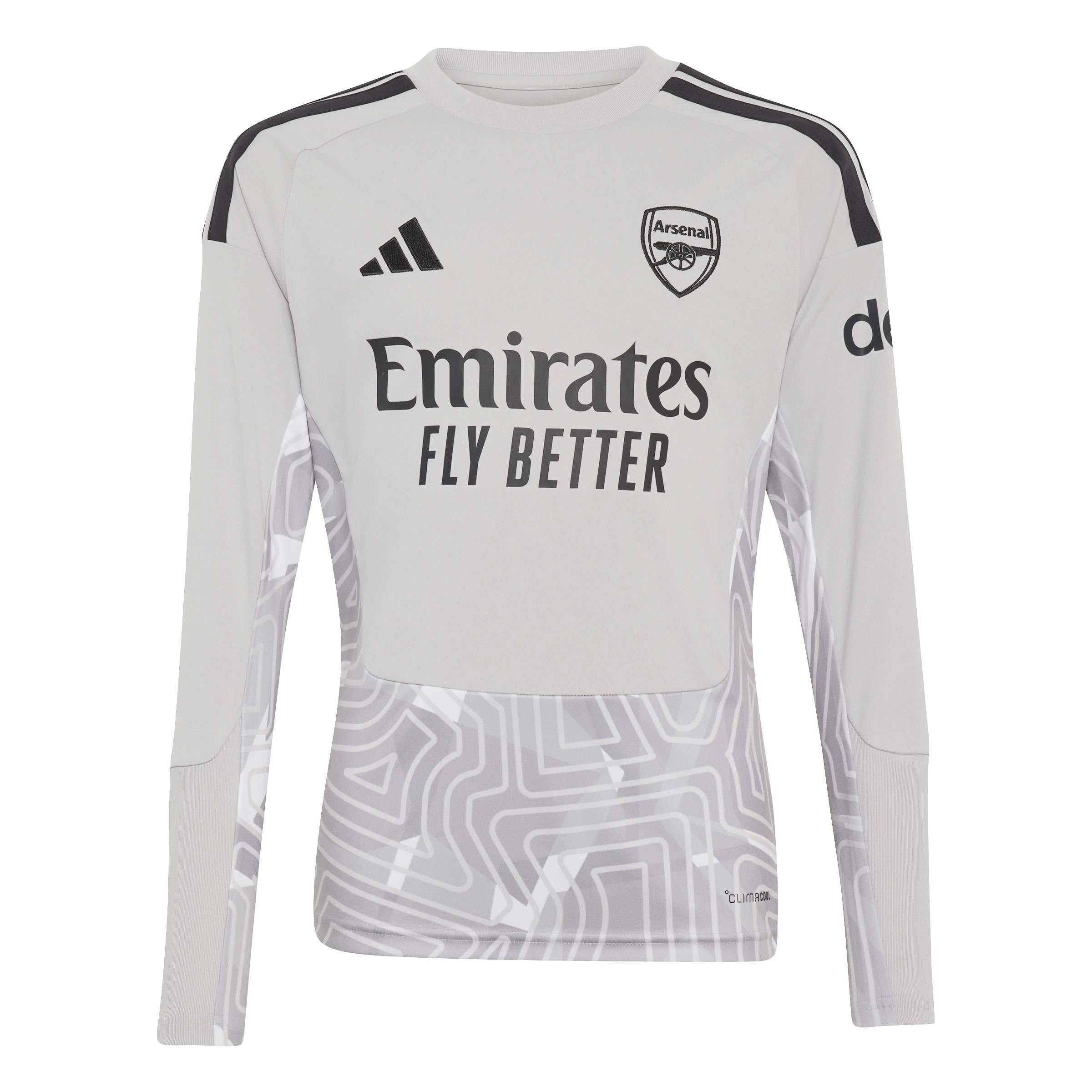 Grau/Schwarz - adidas - Arsenal Home Goalkeeper Shirt 2026/27 Juniors - 1