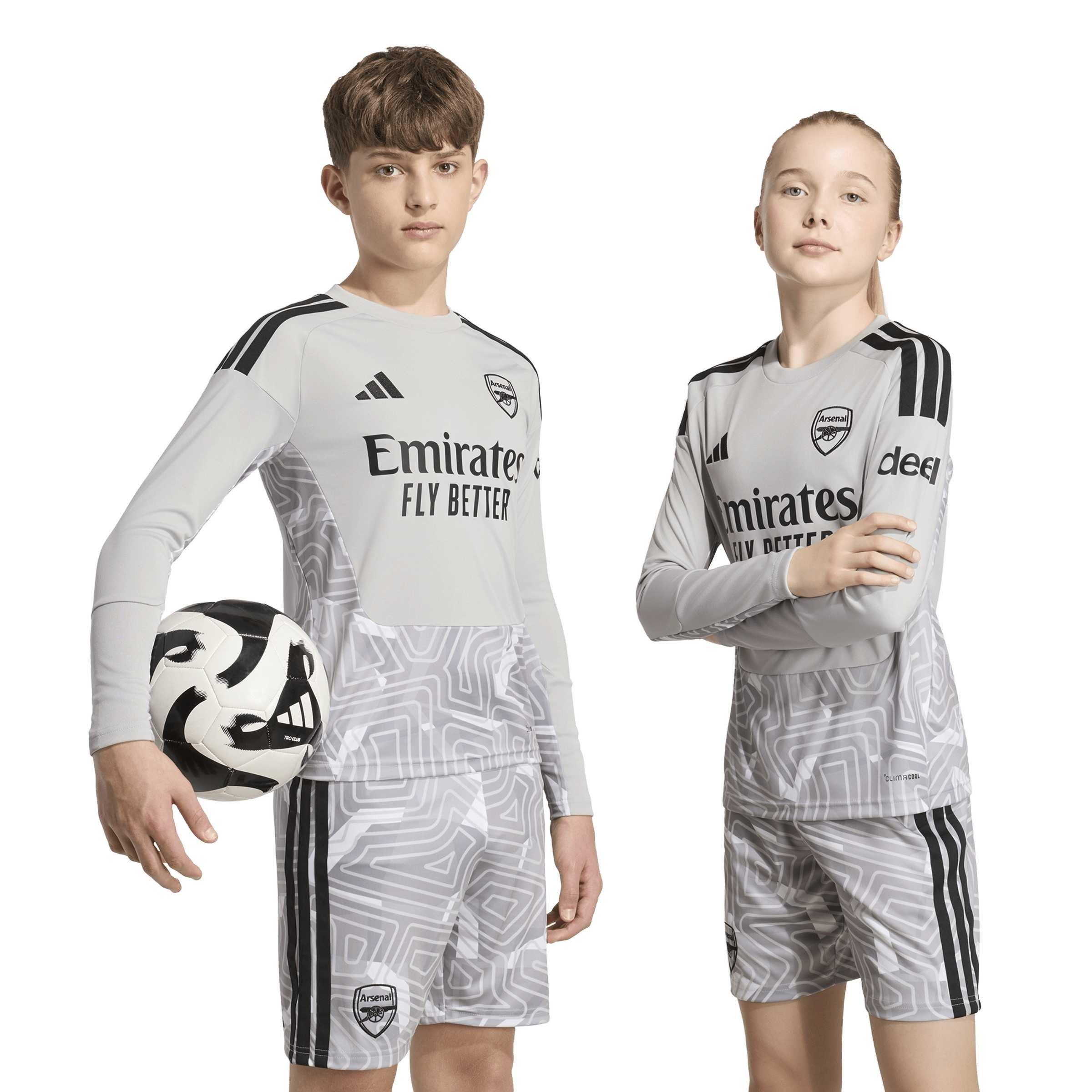 Grau/Schwarz - adidas - Arsenal Home Goalkeeper Shirt 2026/27 Juniors - 3