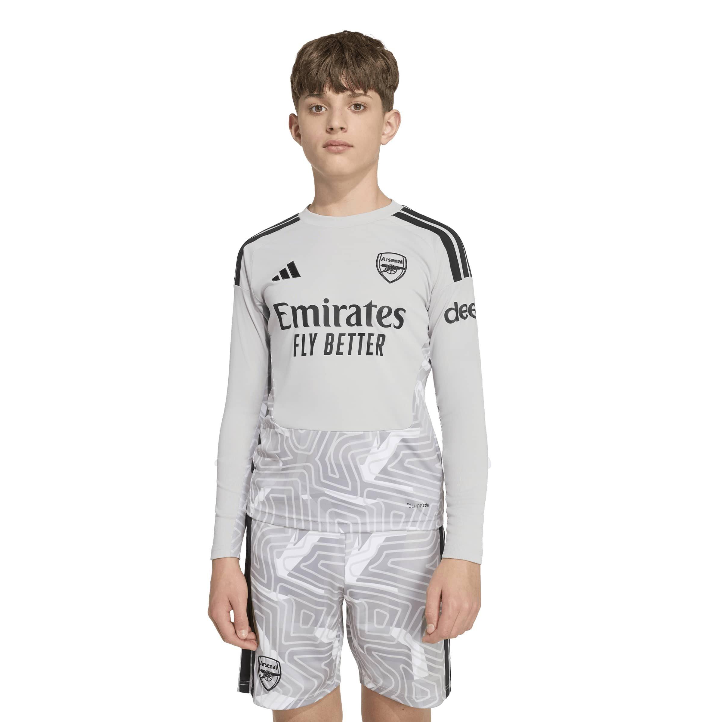 Grau/Schwarz - adidas - Arsenal Home Goalkeeper Shirt 2026/27 Juniors - 5