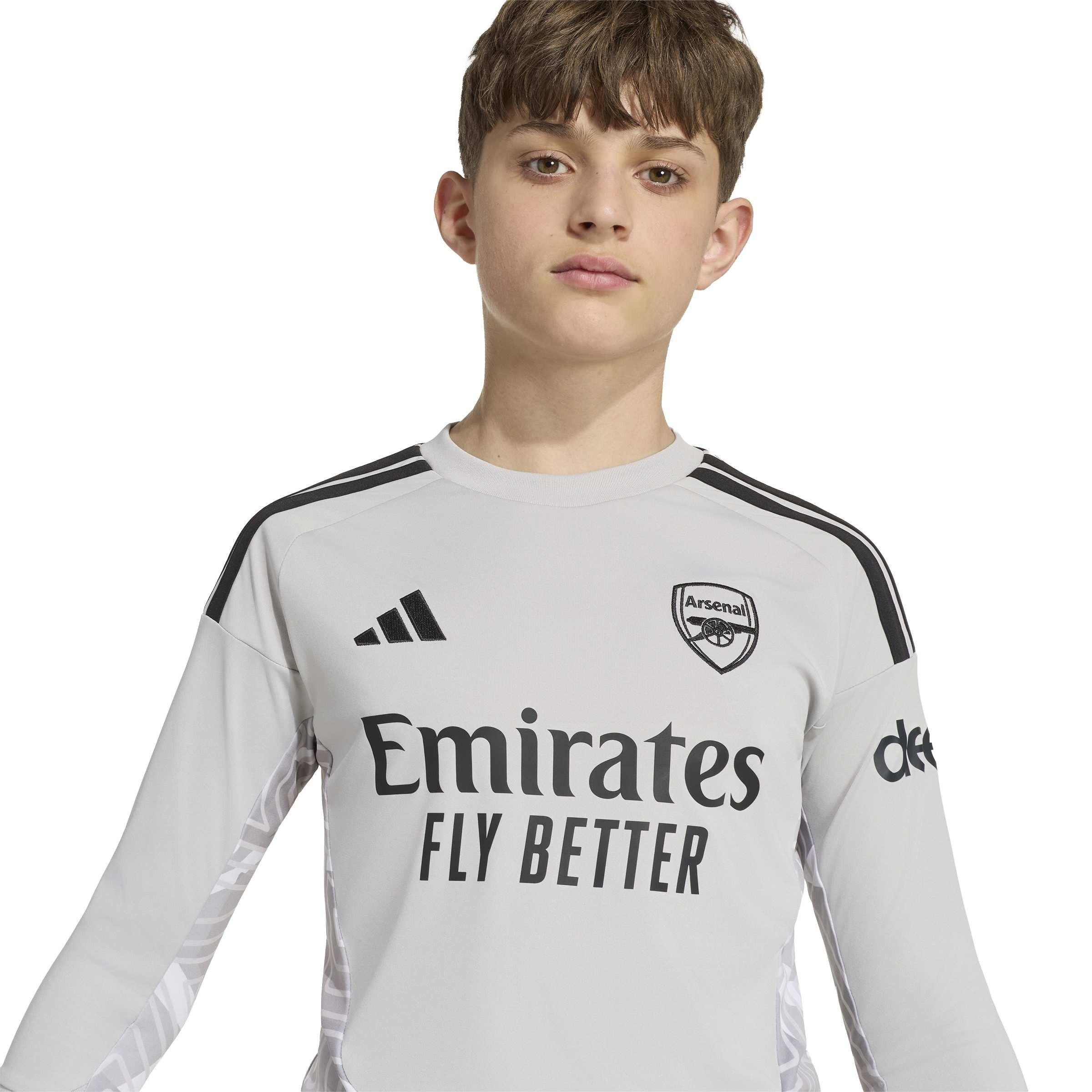 Grau/Schwarz - adidas - Arsenal Home Goalkeeper Shirt 2026/27 Juniors - 8