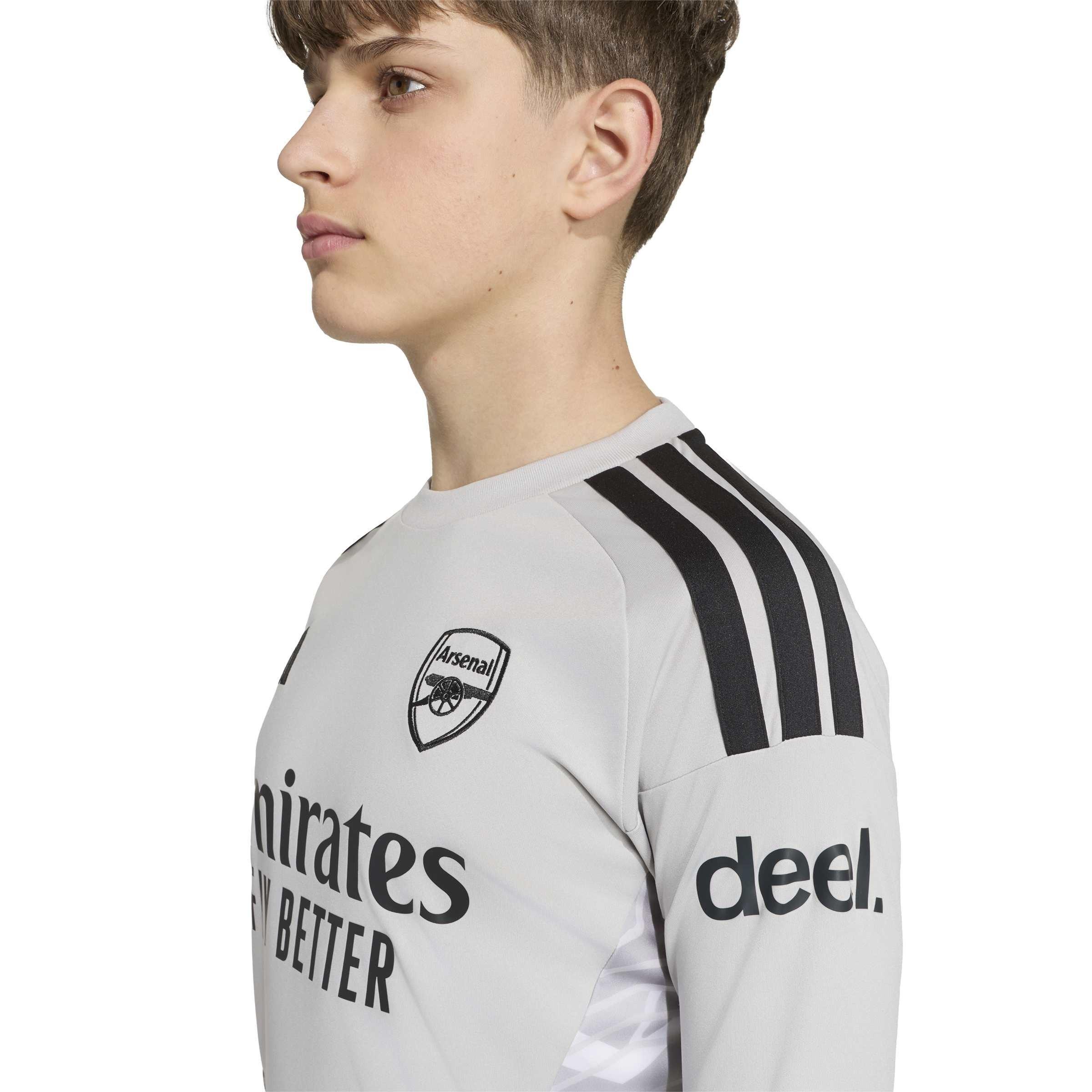 Grau/Schwarz - adidas - Arsenal Home Goalkeeper Shirt 2026/27 Juniors - 9