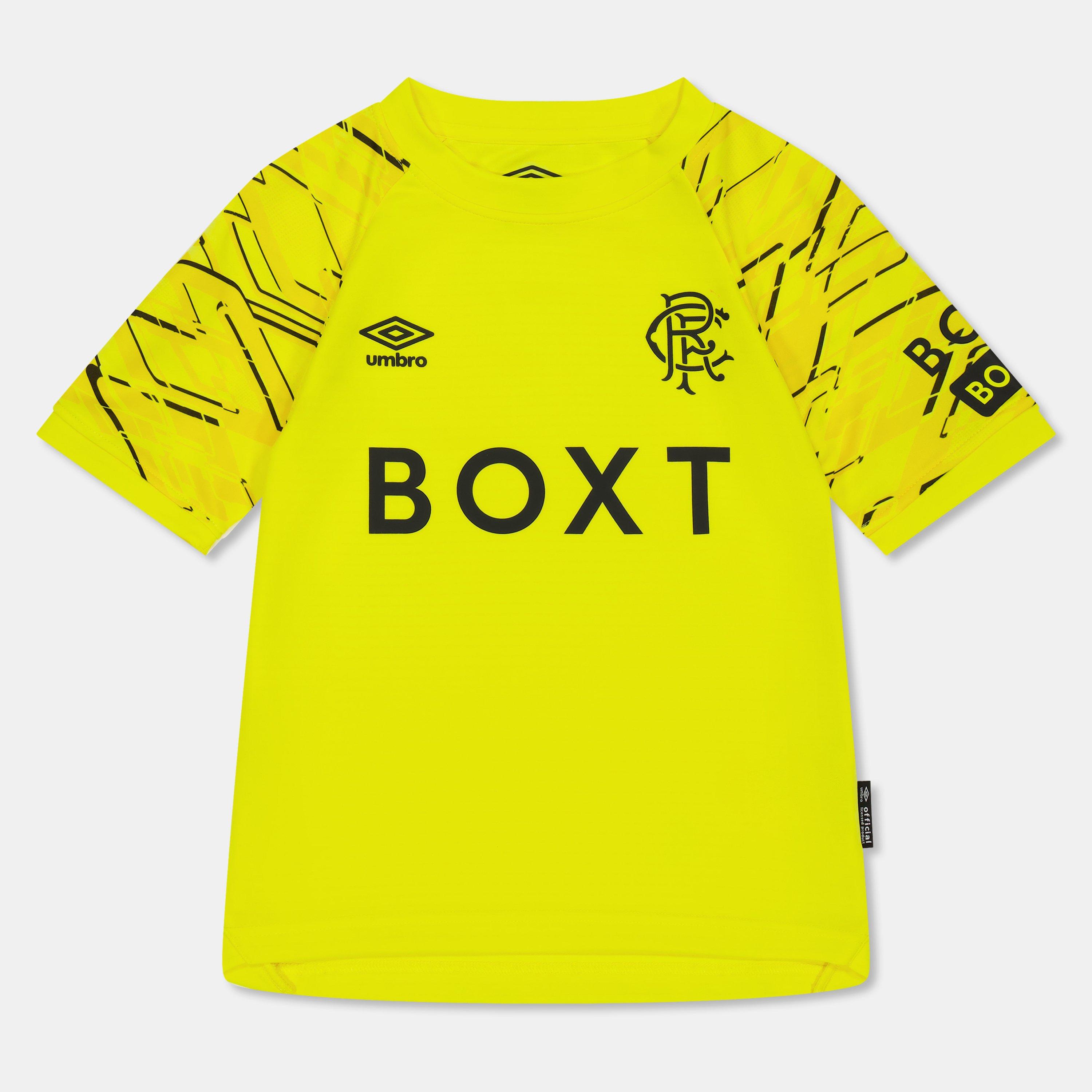 Yellow - Umbro - Rangers Home Goalkeeper Shirt 2025 2026 Juniors - 1