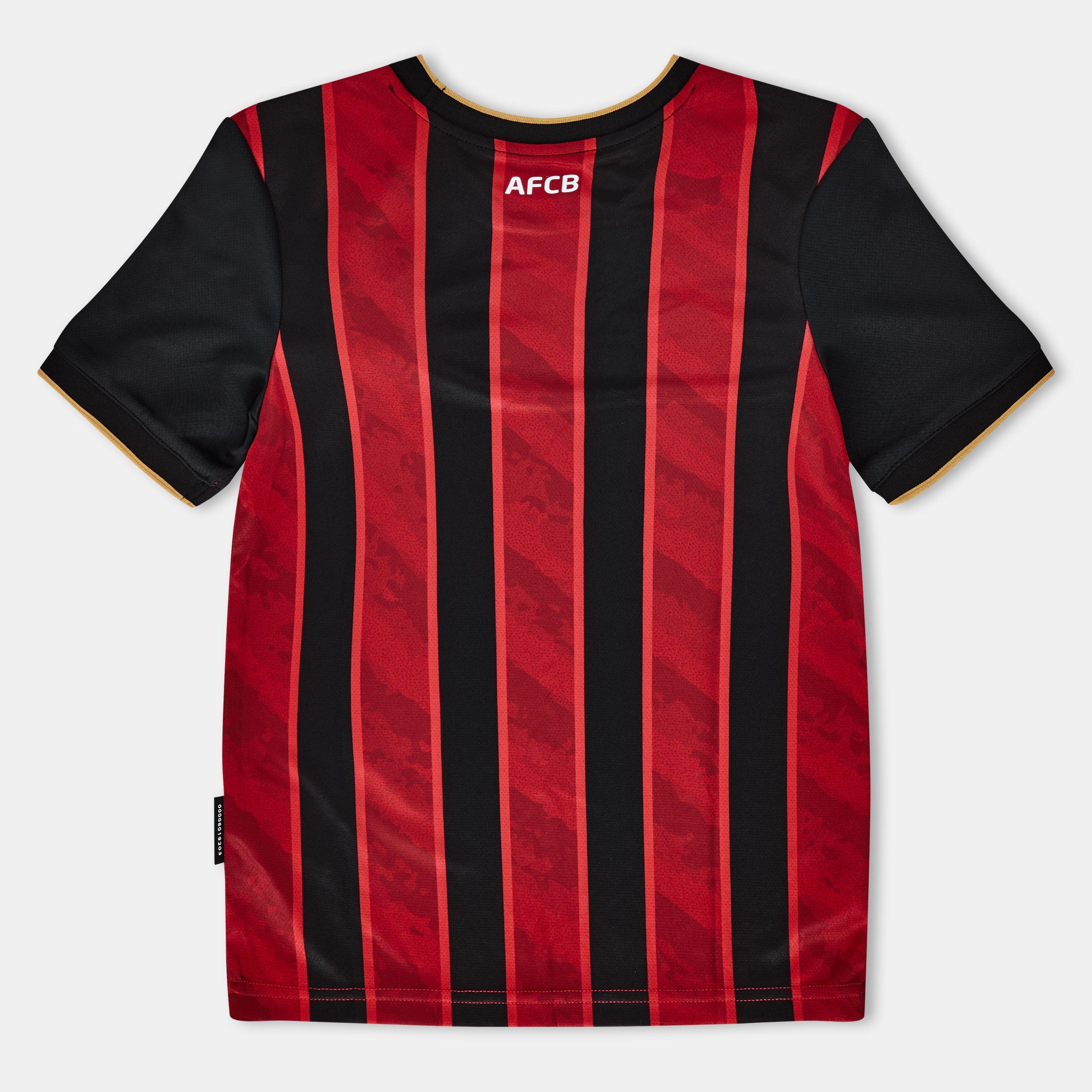Vermelho/Caviar - Umbro - Bournemouth Home Football Shirt 2025 20226 Kids - 2