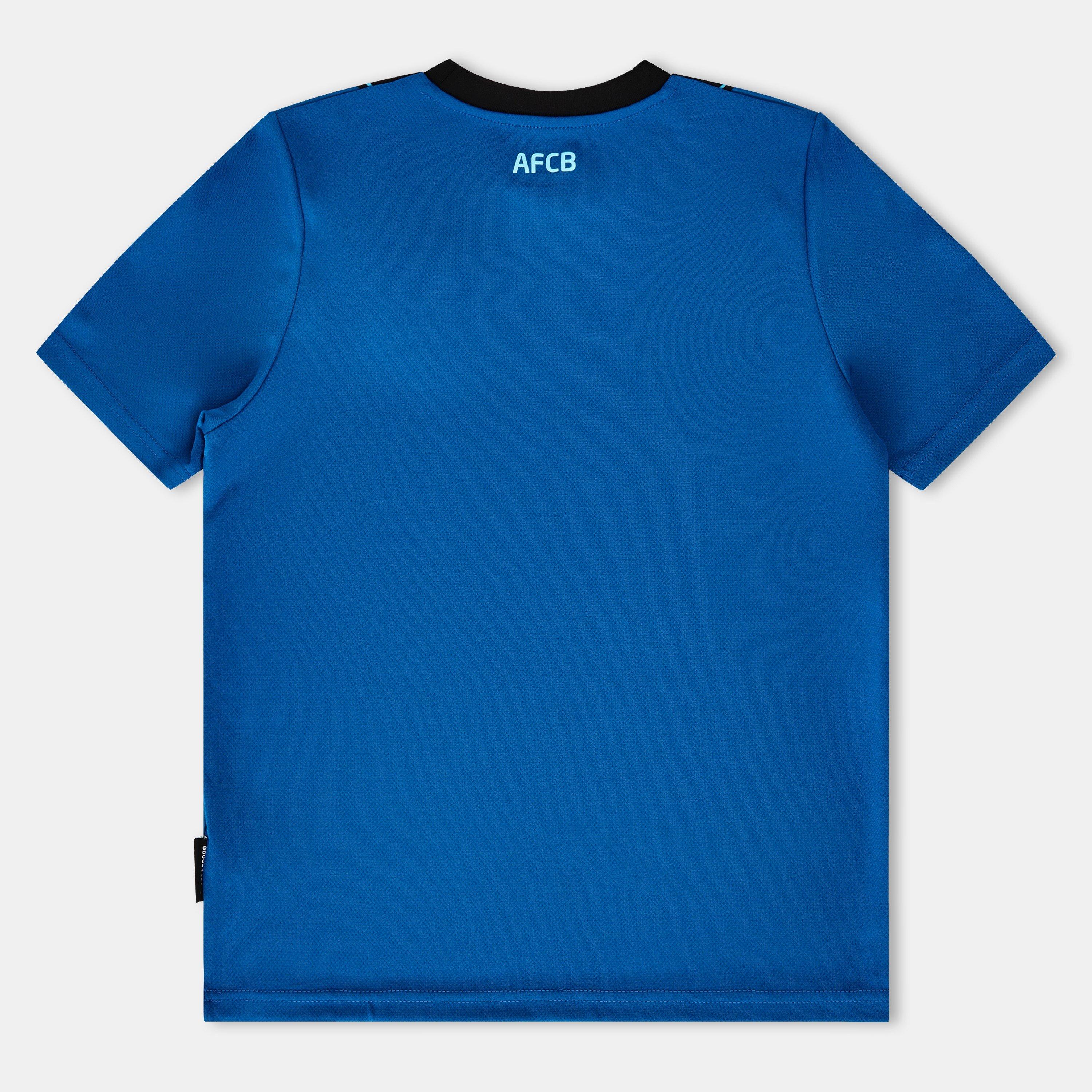 Azul/Caviar - Umbro - Kids' Bournem Away Short Sleeve Football Shirt - 2