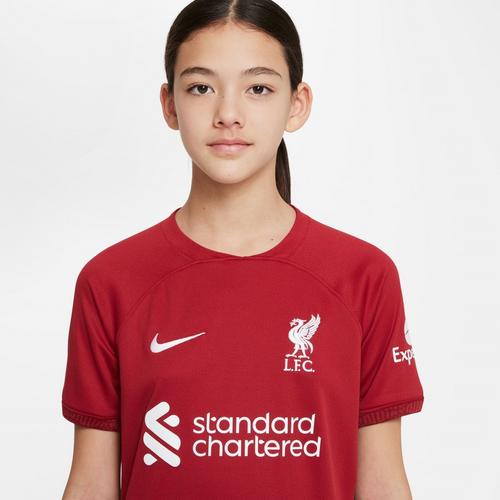 Red - Nike - Liverpool FC Stadium Home Shirt 2022 2023 Junior Boys - 5