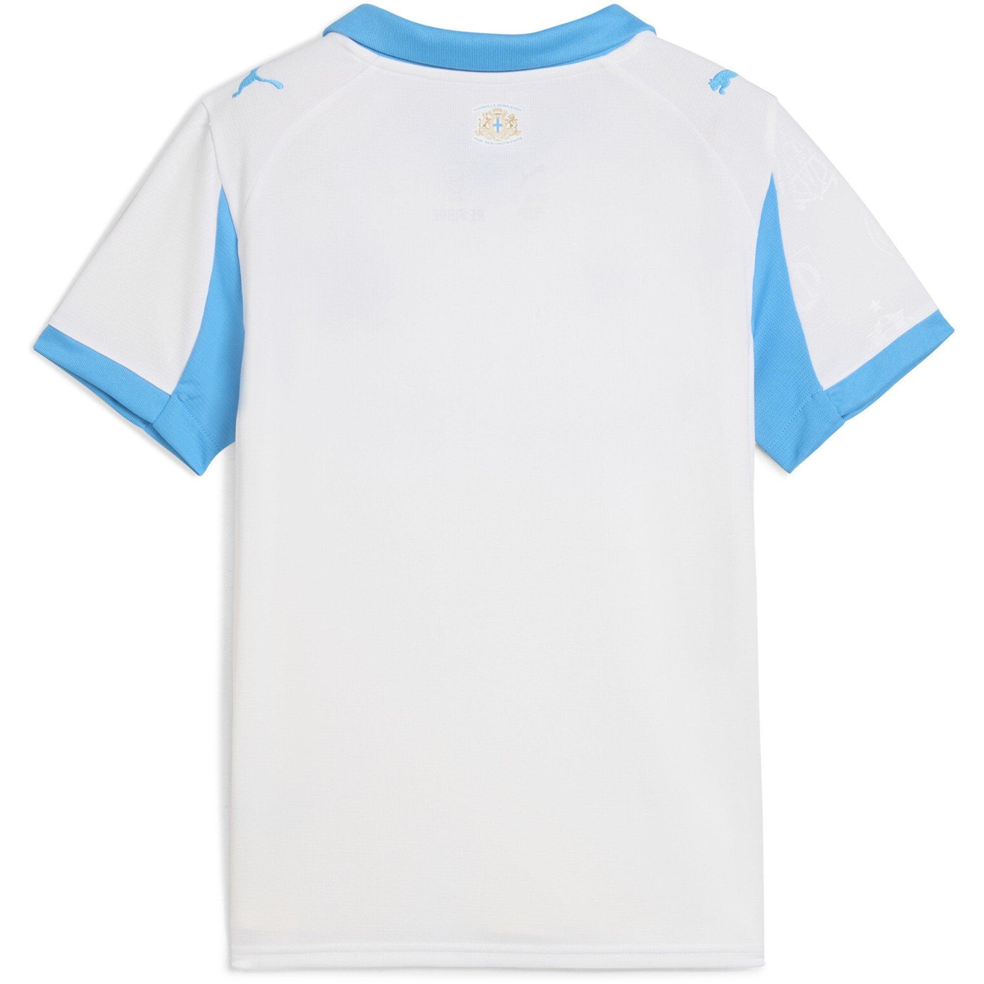 Hvid/Blå - Puma - Olympique Marseille Home Shirt 2025 2026 Juniors - 2