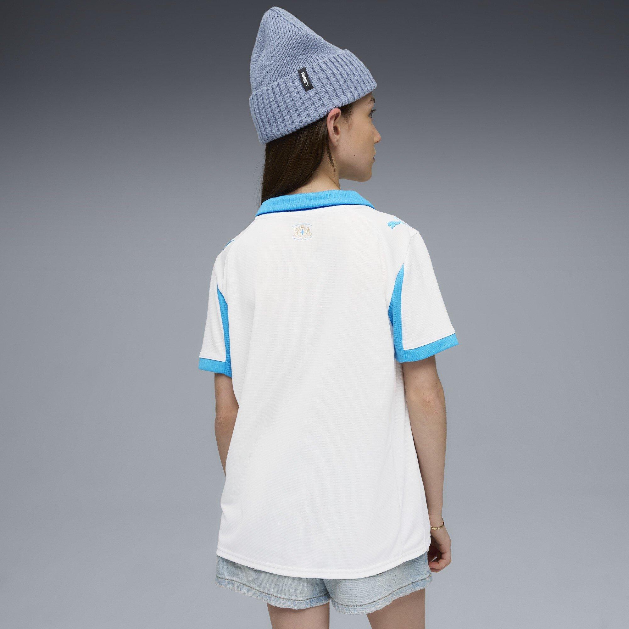 Hvid/Blå - Puma - Olympique Marseille Home Shirt 2025 2026 Juniors - 5