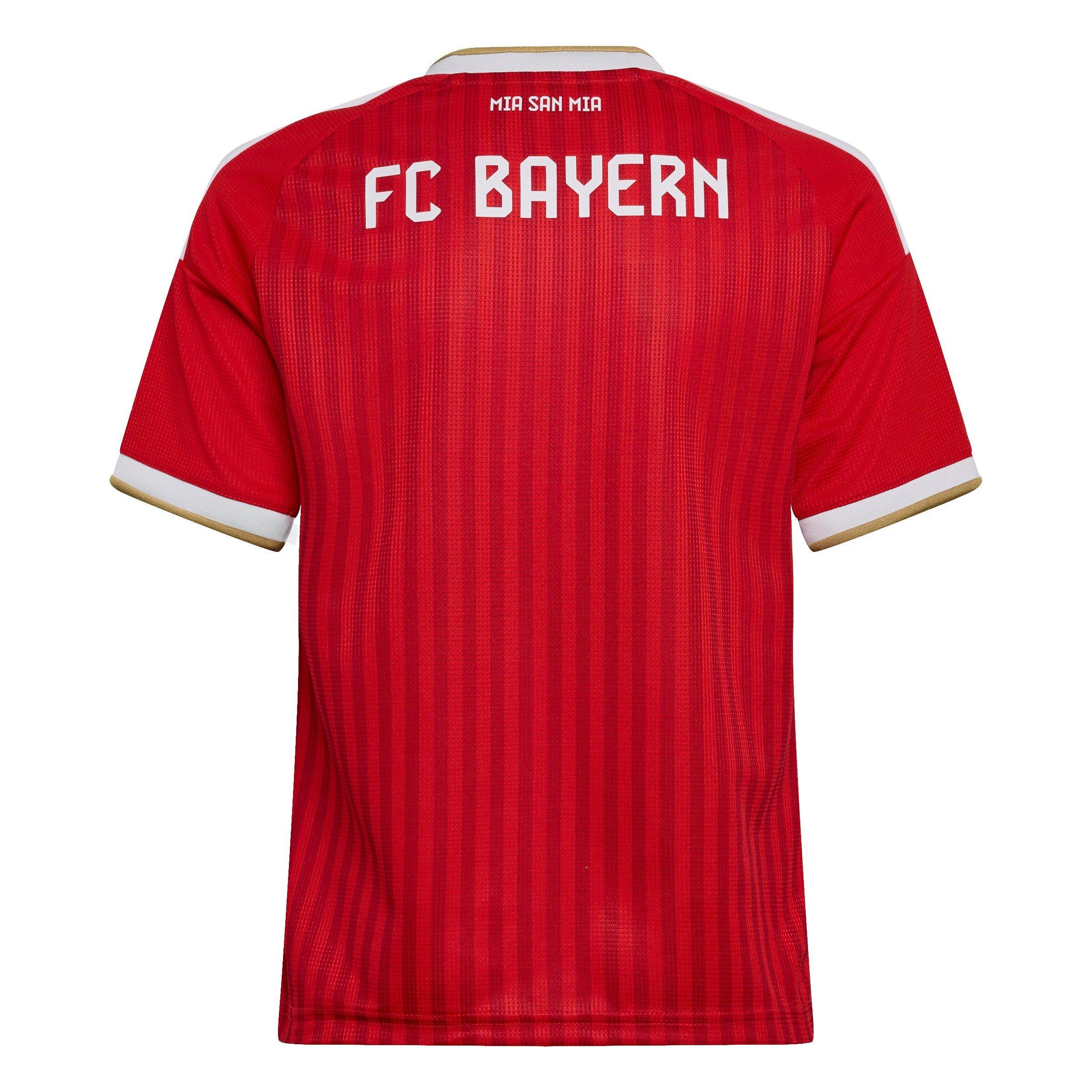 Rød/Hvid - adidas - Kids Bayern Munich Home Football Shirt 2026 2027 - 2