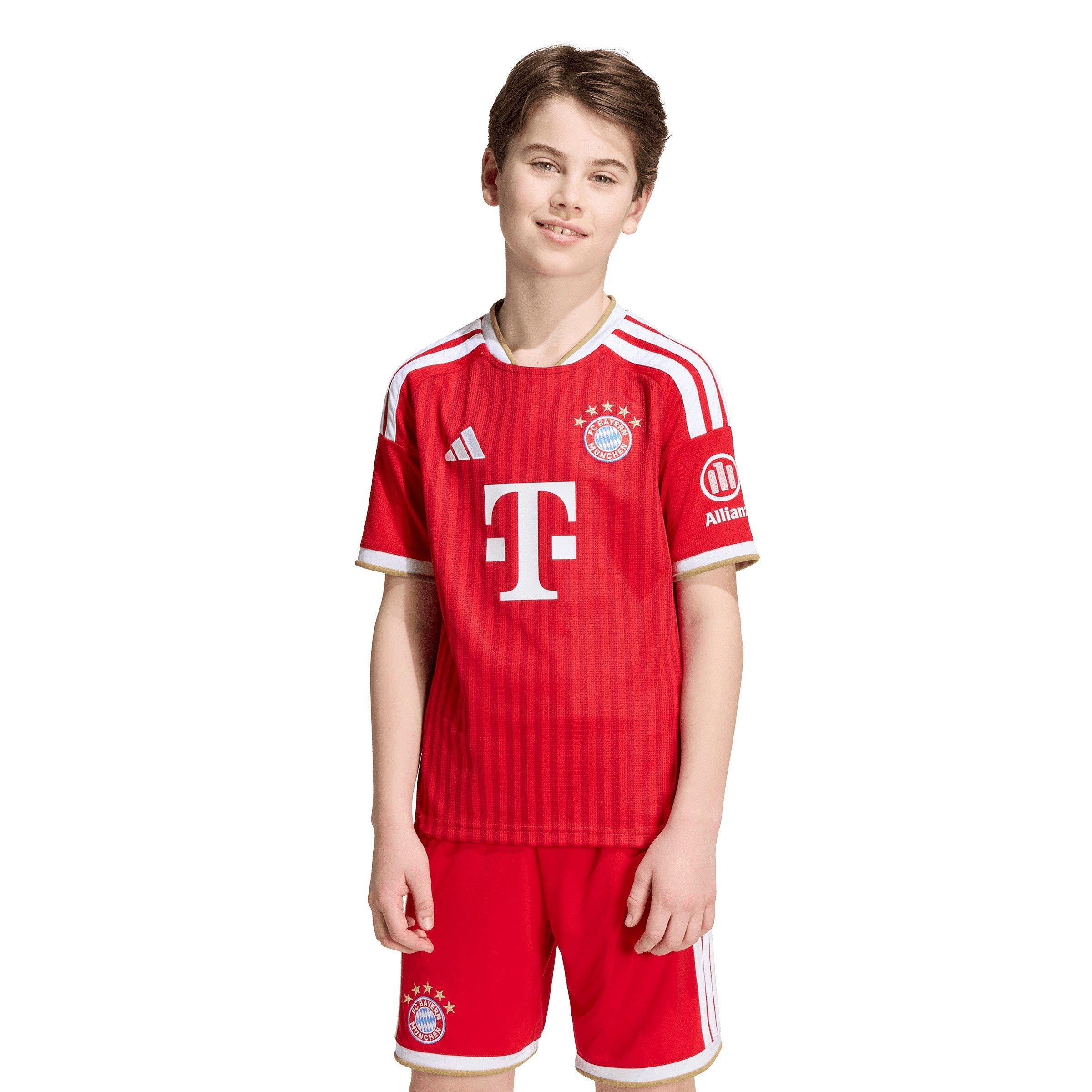 Rød/Hvid - adidas - Kids Bayern Munich Home Football Shirt 2026 2027 - 3