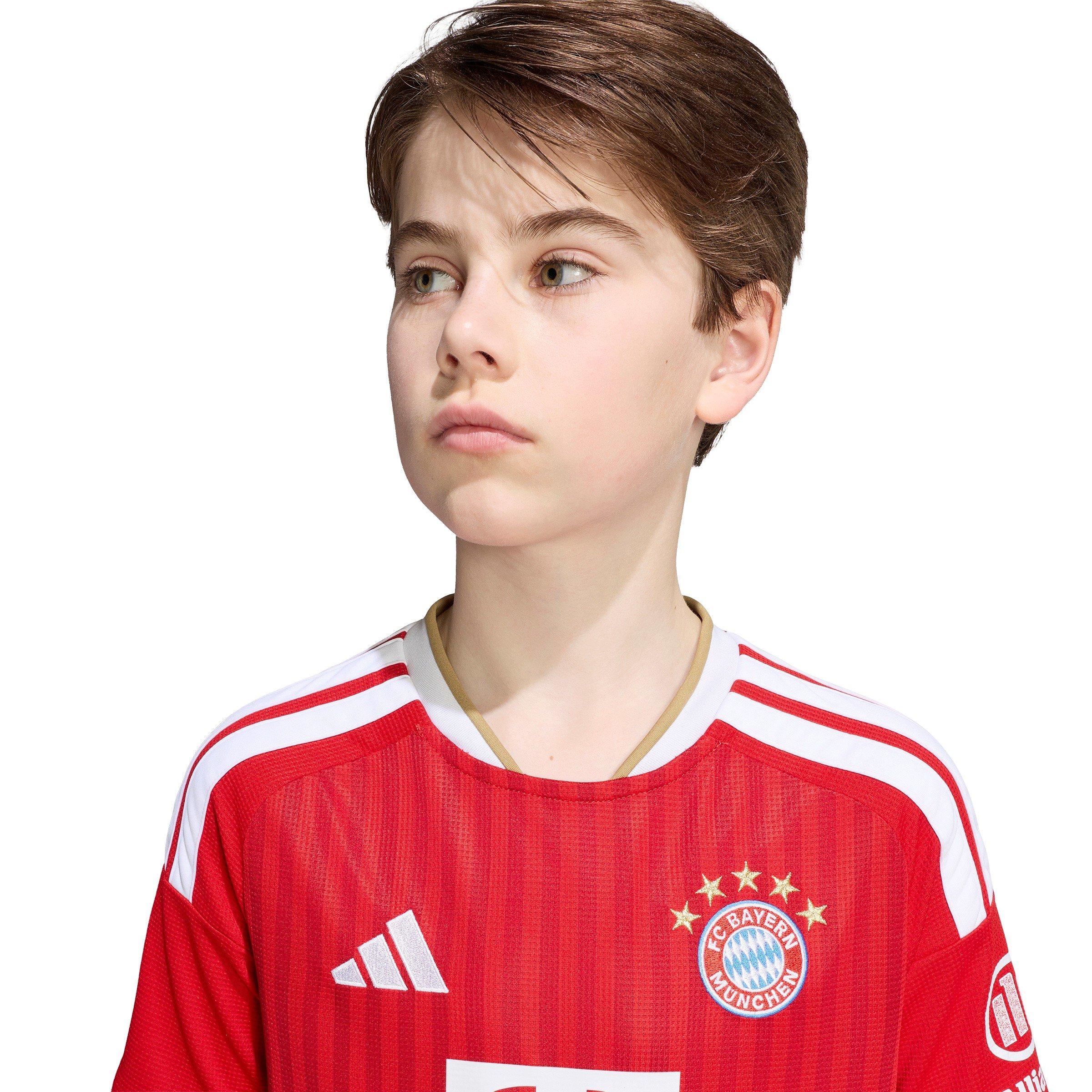 Rød/Hvid - adidas - Kids Bayern Munich Home Football Shirt 2026 2027 - 5