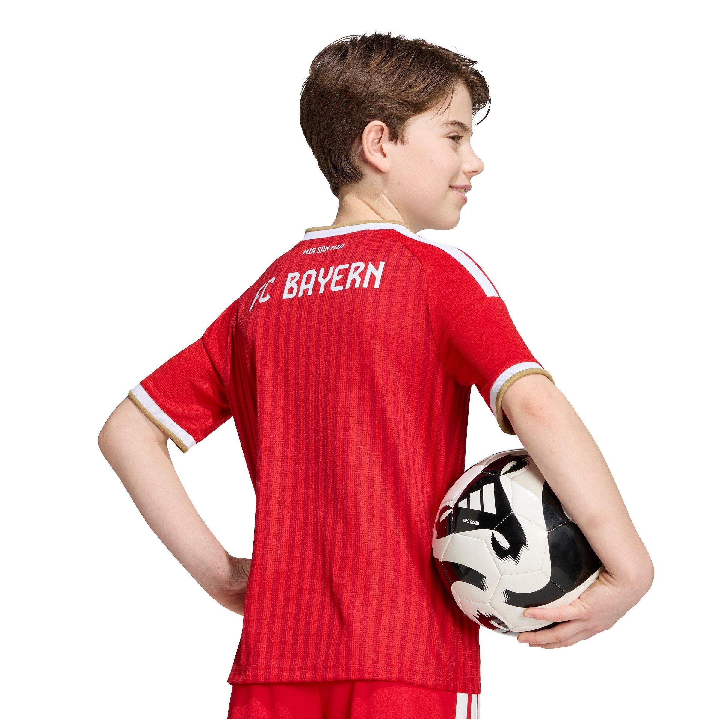 Rød/Hvid - adidas - Kids Bayern Munich Home Football Shirt 2026 2027 - 6