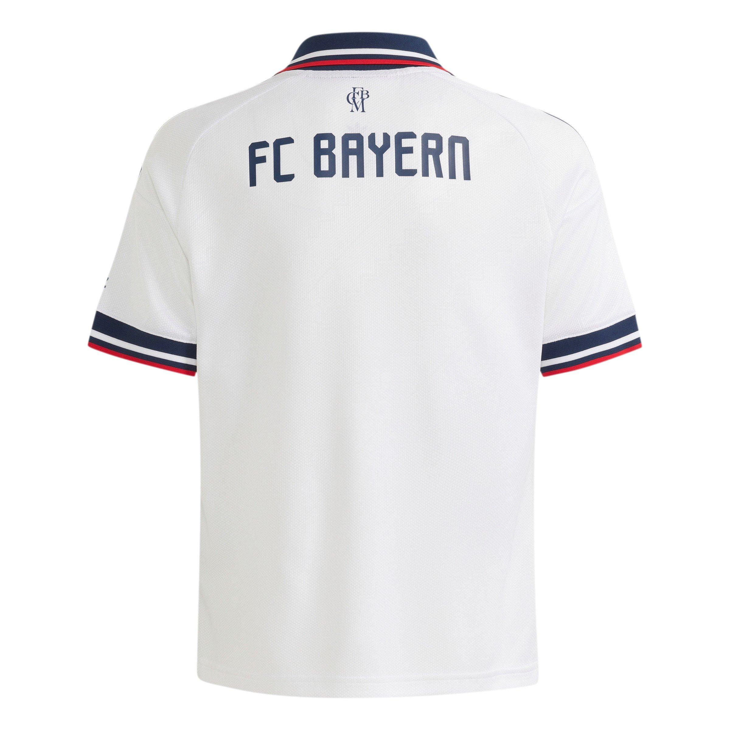 Bianco/Navy - adidas - Bayern Munich Away Shirt 2026/27 Juniors - 2