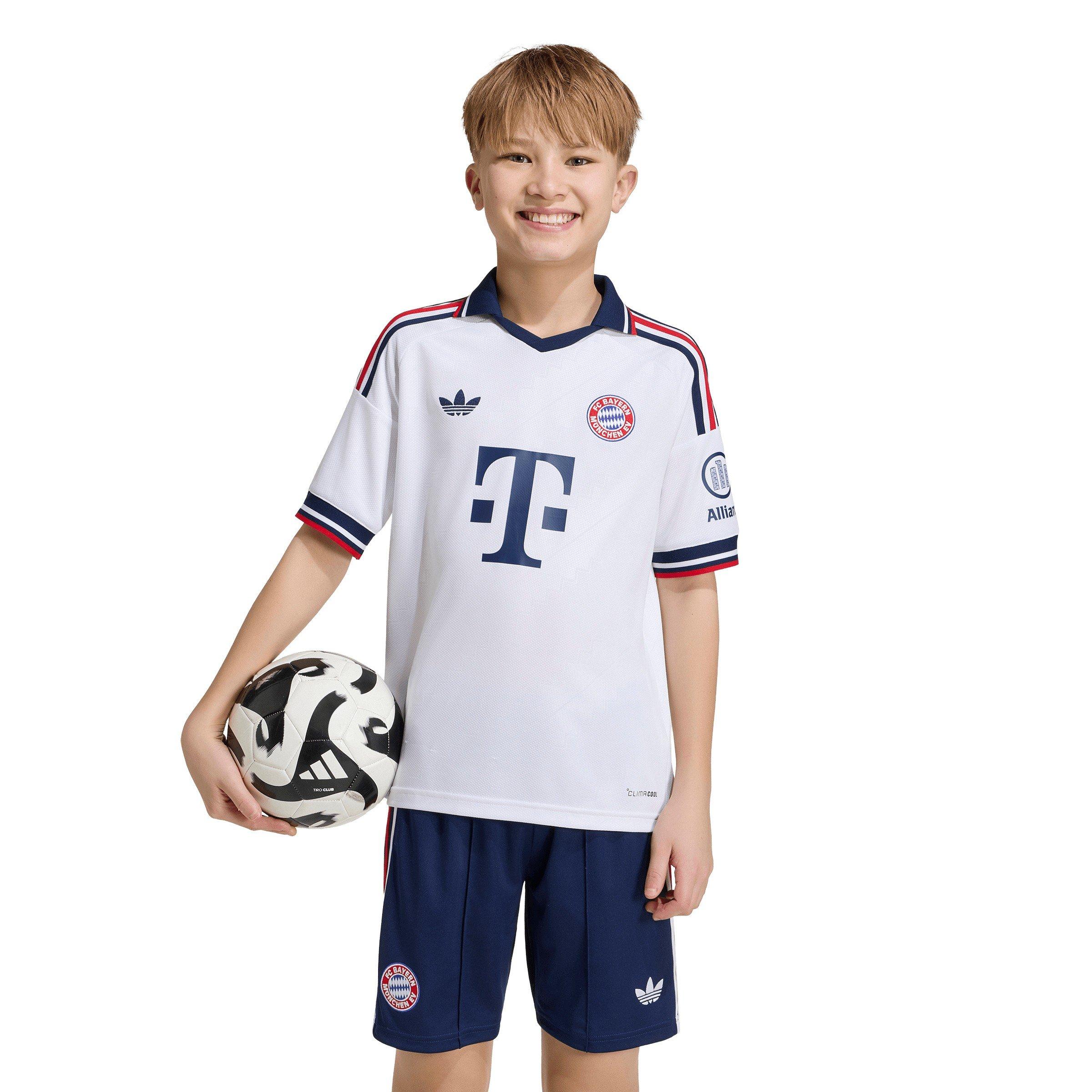 Bianco/Navy - adidas - Bayern Munich Away Shirt 2026/27 Juniors - 5