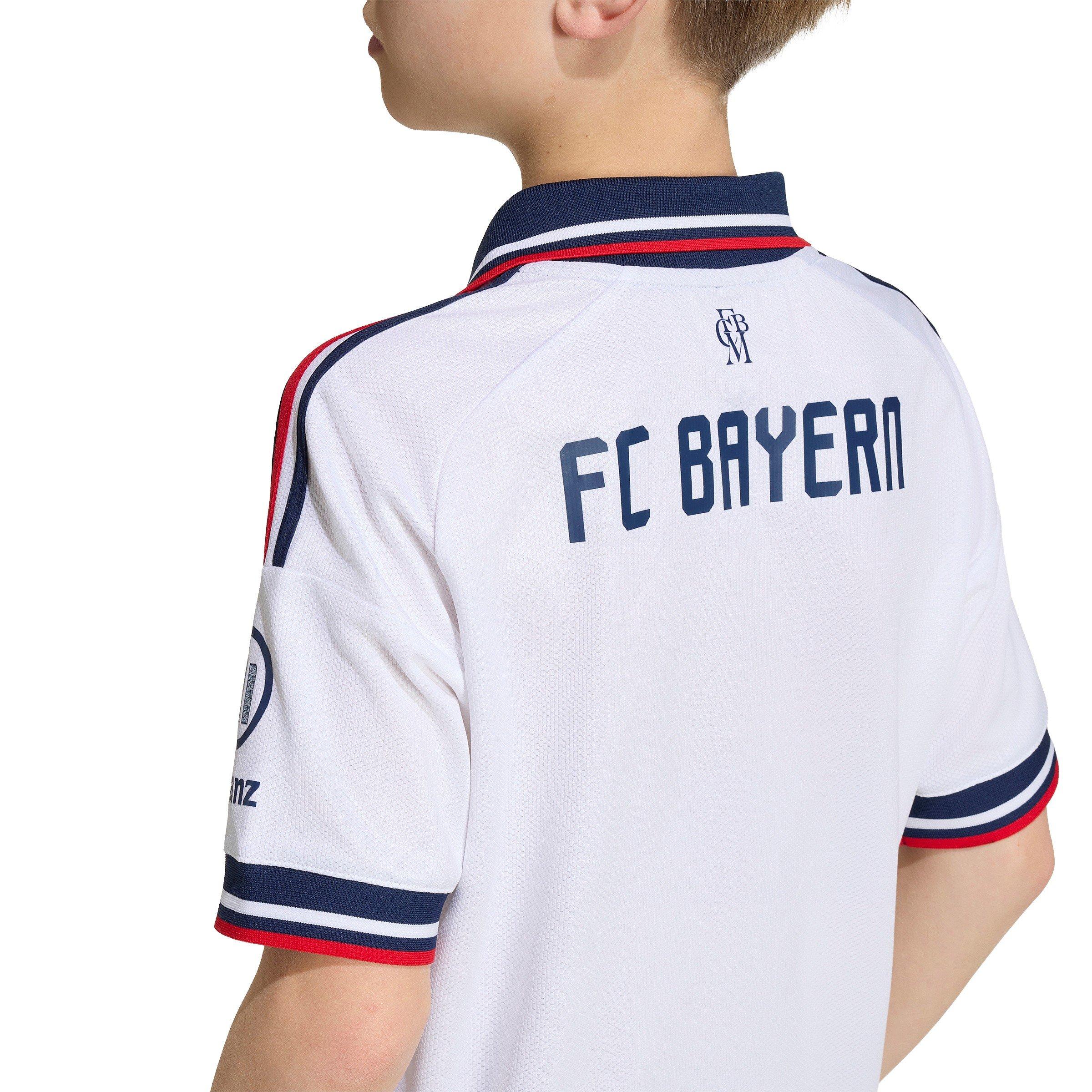 Bianco/Navy - adidas - Bayern Munich Away Shirt 2026/27 Juniors - 9