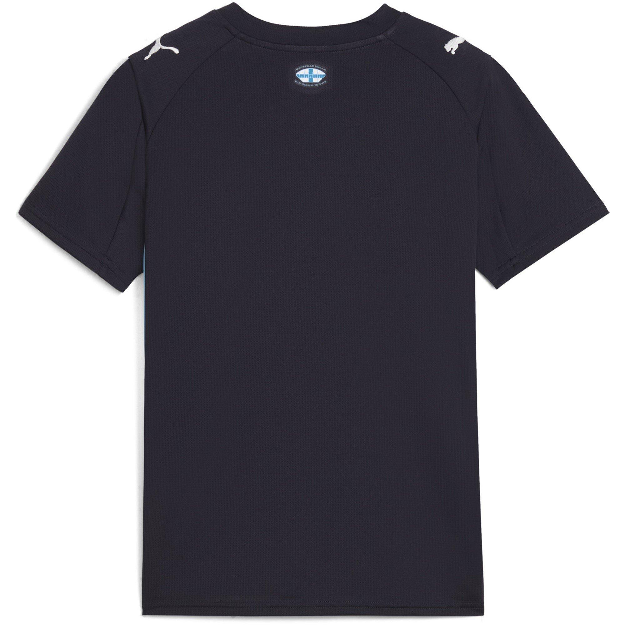 Navy/Blue - Puma - Olympique Marseille Away Shirt 2025 2026 Juniors - 2