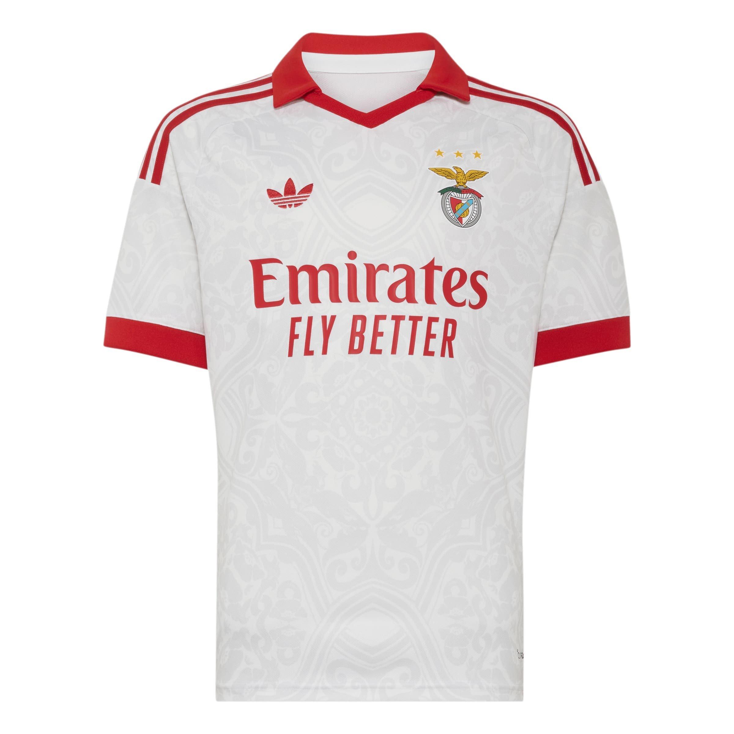 White/Red - adidas - Benfica Away Shirt 2026/27 Juniors - 1