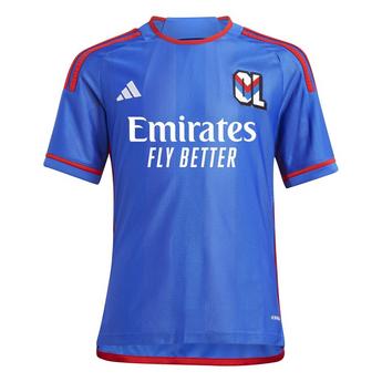 adidas Olympique Lyonnais Away Shirt 2023 2024 Juniors