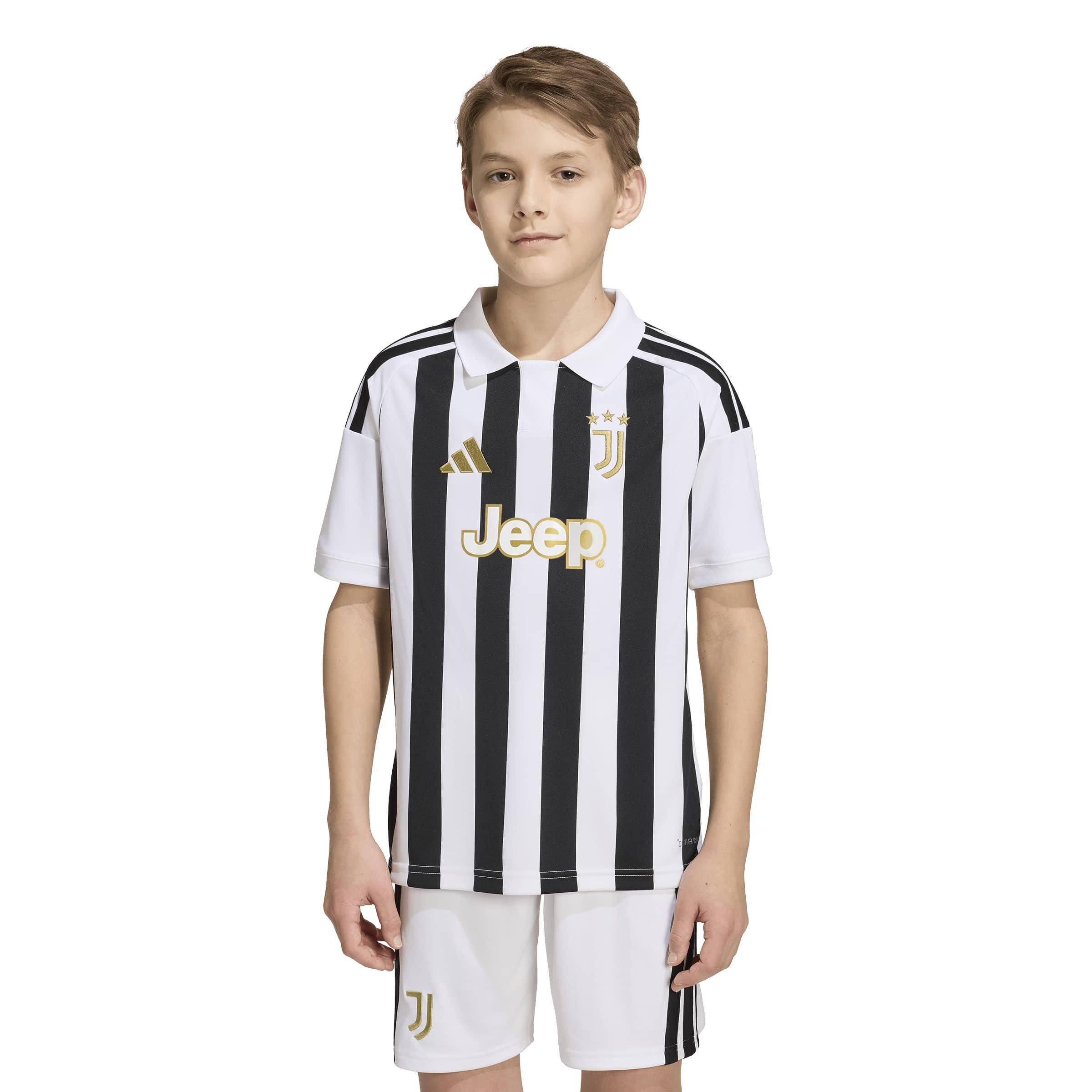 Hvid/Sort - adidas - Kids Juventus Home Football Shirt 2026 2027 - 5