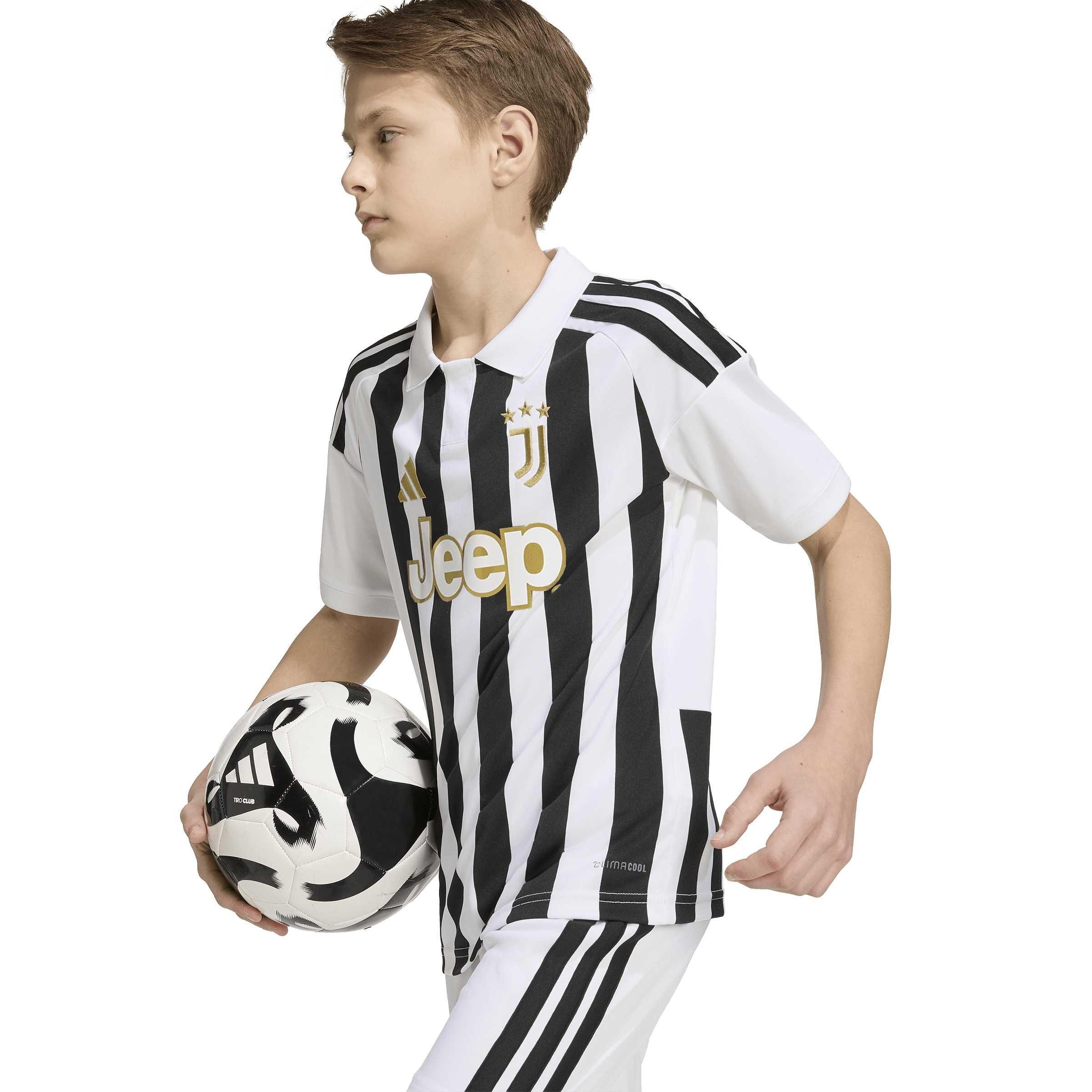 Hvid/Sort - adidas - Kids Juventus Home Football Shirt 2026 2027 - 9